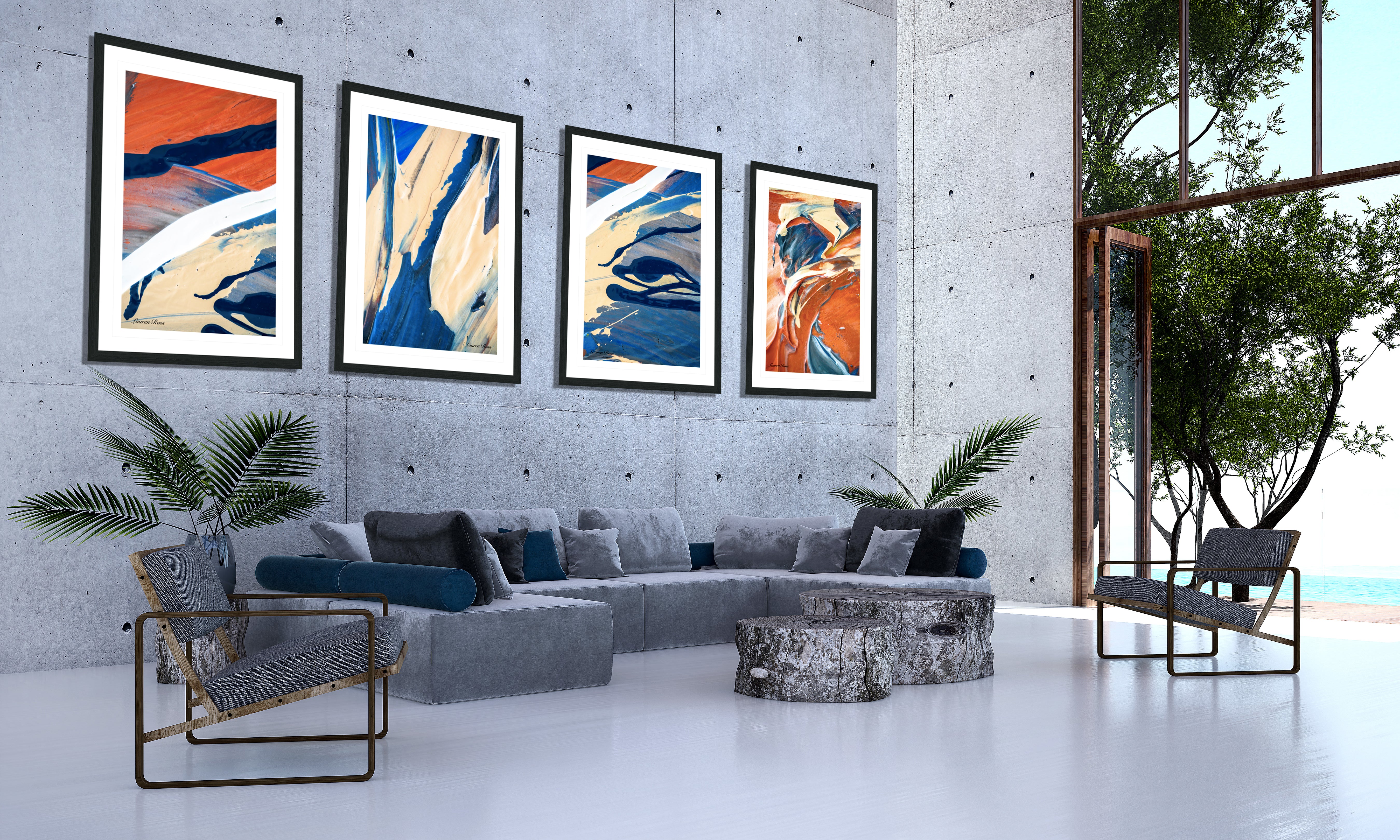 INSIDE BACKWARDS CONTEMPORARY ART