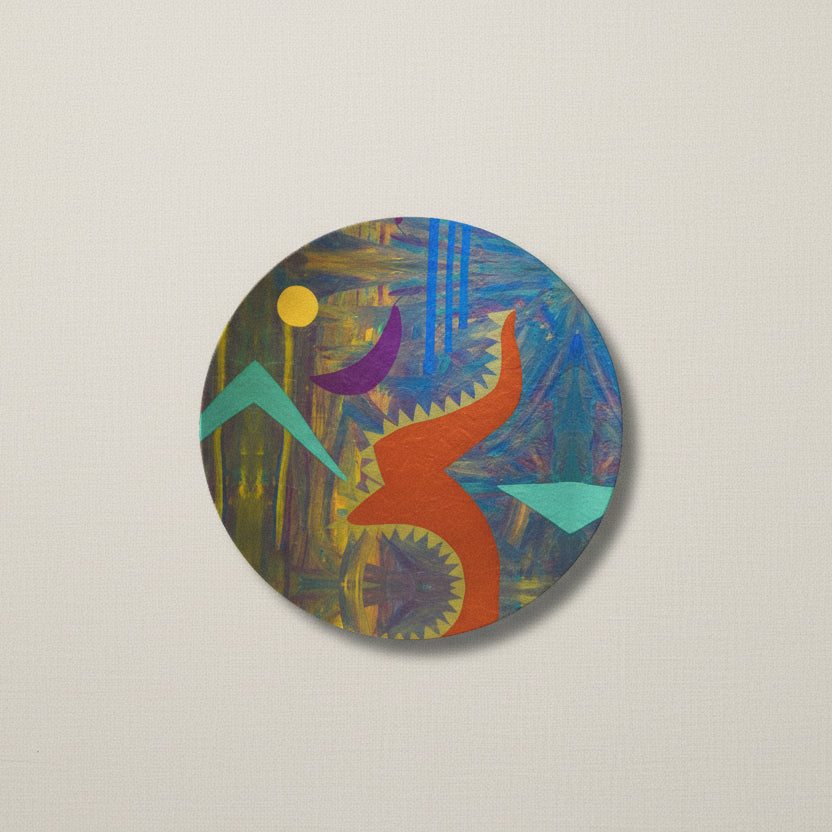 Fear No Evil Bread Plate 6.5" - Lauren Ross Design | High end tableware | Luxury Homeware