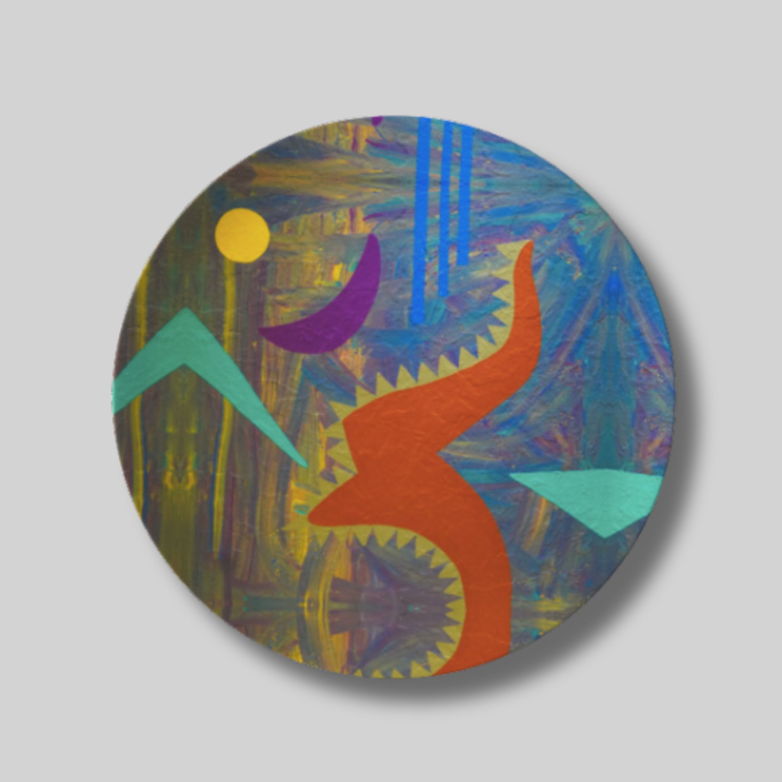 The Fear No Evil Plate 8” - Lauren Ross Design | High End Luxury Designer Homeware | Tableware