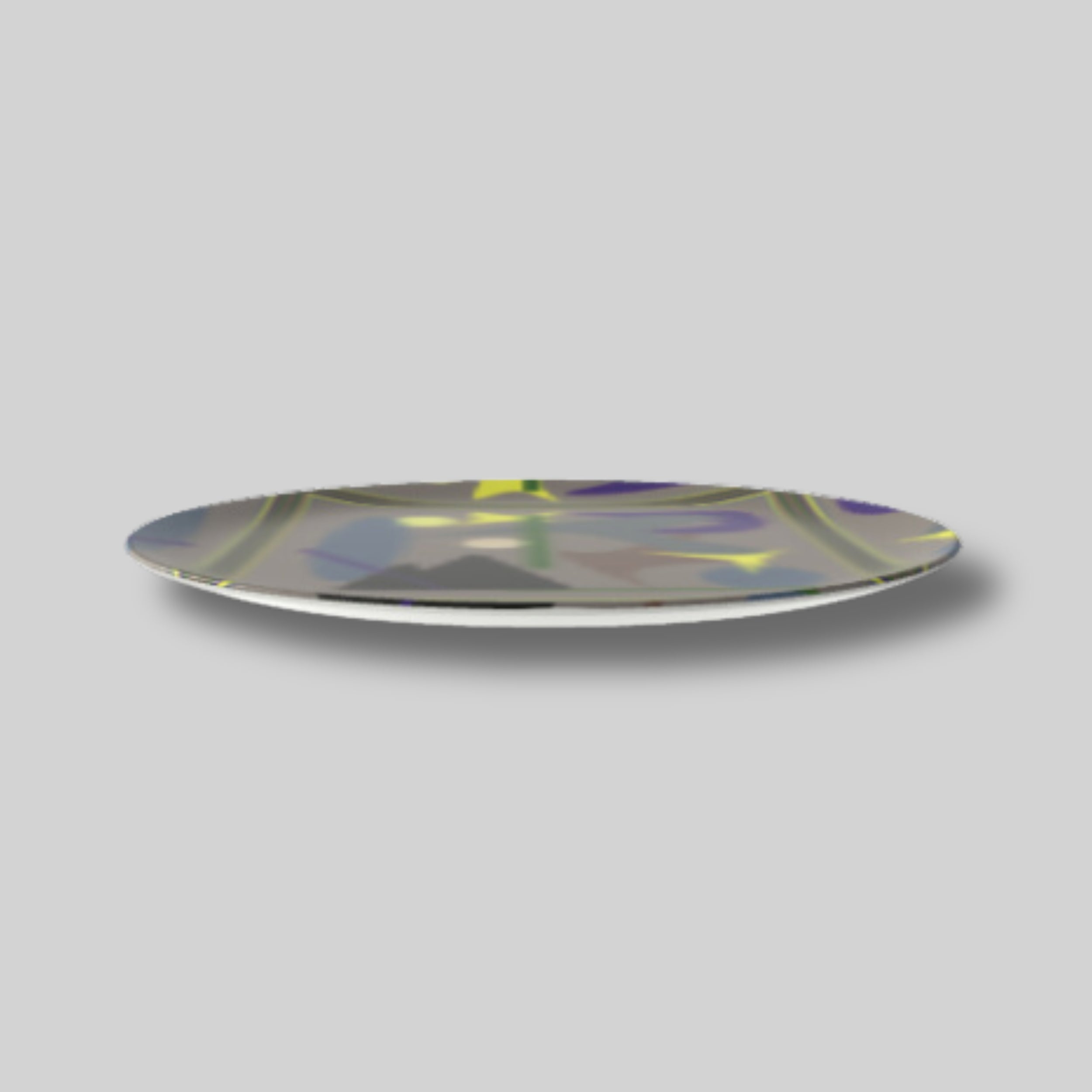 The Midnight Hour Plate 8” - Lauren Ross Design | High End Luxury Designer Homeware | Tableware