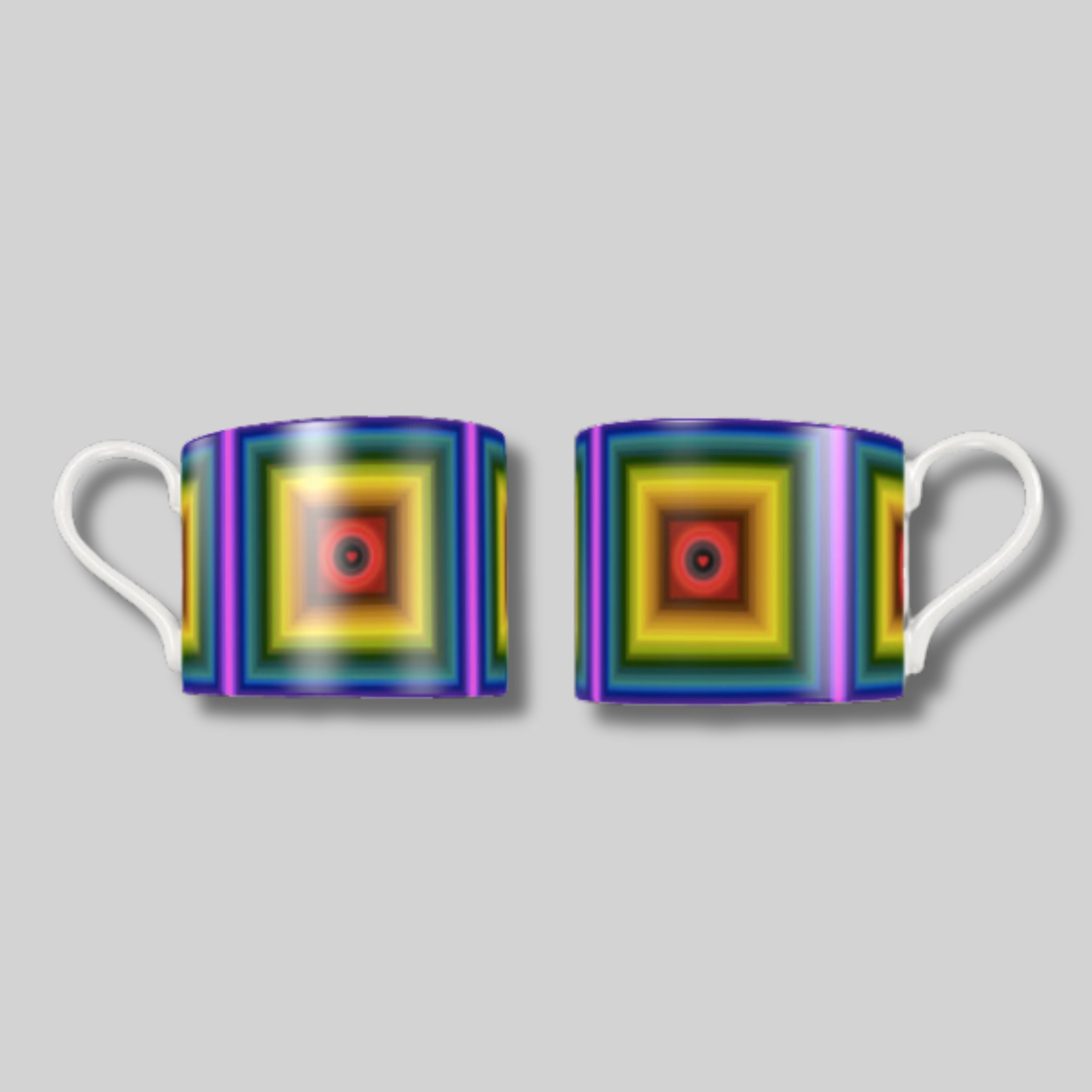 Love Chakra Cup and Saucer Set - Lauren Ross Design | Designer Tableware | Luxury Tableware | High End Homeware | Dior Tableware | Louis Vuitton Homeware | Gucci Tableware | Hermes Tableware | Saks Fifth Avenue Tableware | Neiman Marcus Tableware | Versace Tableware