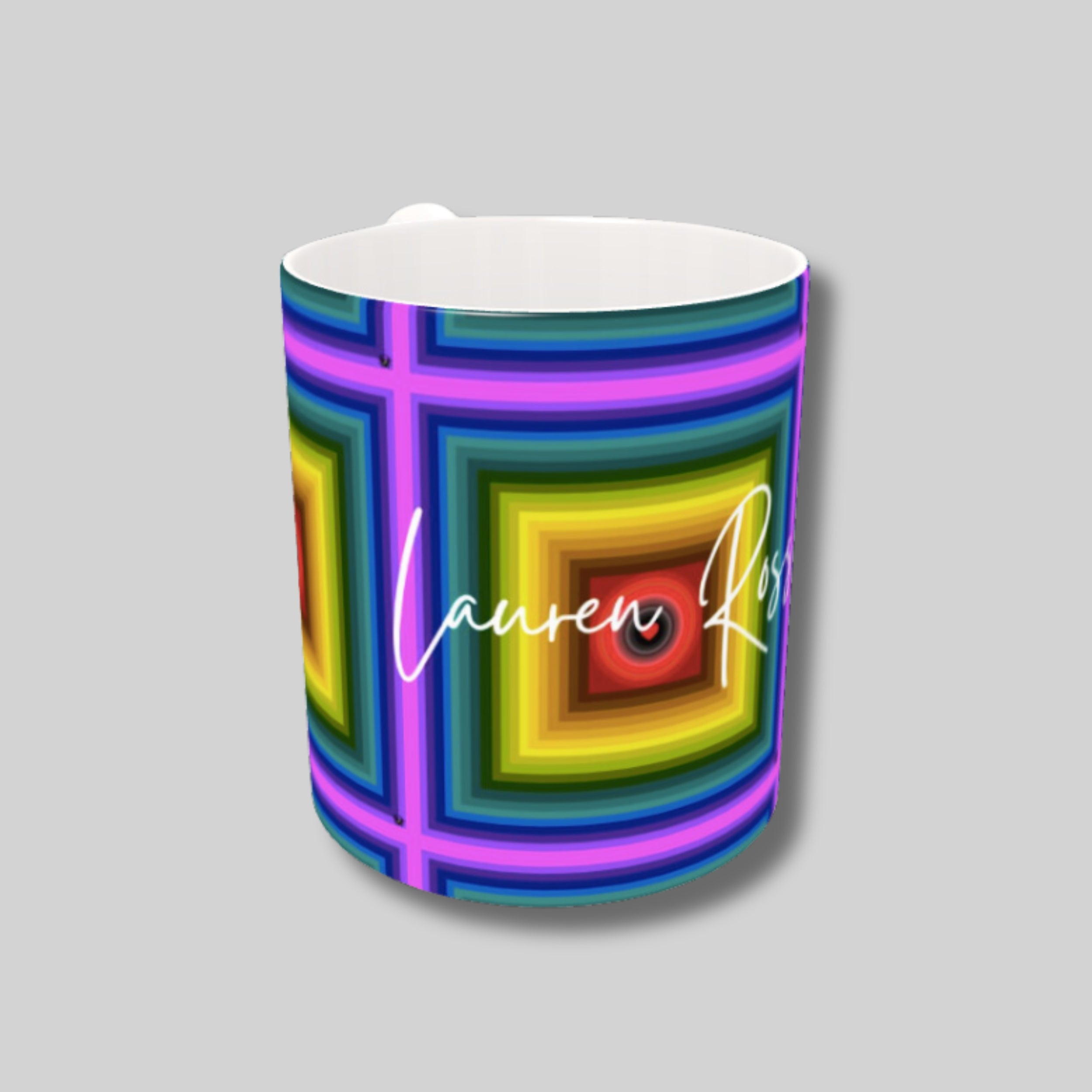 Love Chakra Mug - Lauren Ross Design | Designer Tableware | Luxury Tableware | High End Homeware | Dior Tableware | Louis Vuitton Homeware | Gucci Tableware | Hermes Tableware | Saks Fifth Avenue Tableware | Neiman Marcus Tableware | Versace Tableware