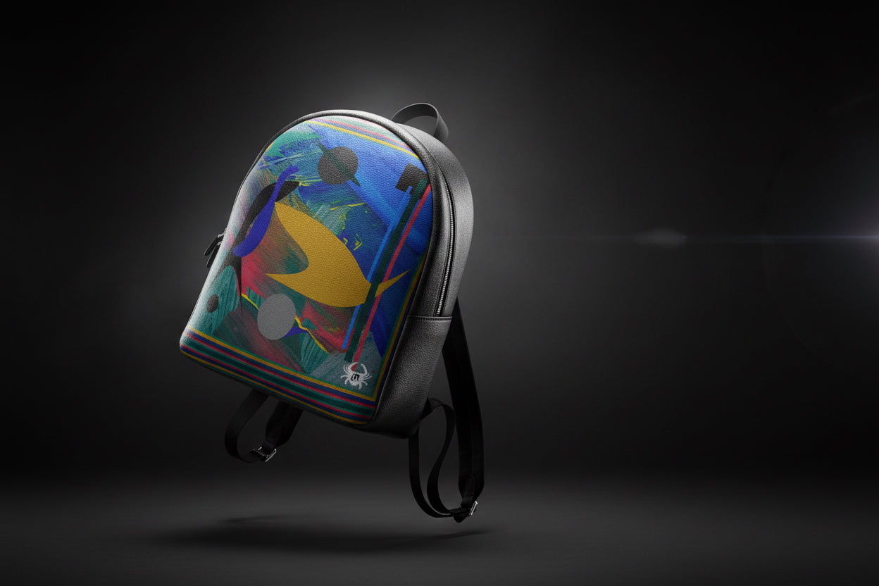 Hunter Backpack - Saturn | Lauren Ross Design | Designer Bags | Luxury Bags | Men's Duffle Bag | Designer Luggage