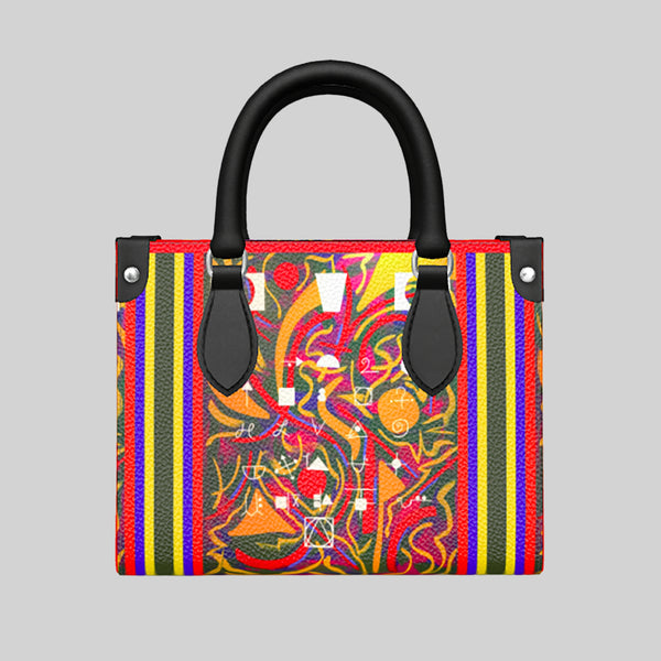 Hieroglyphs handbag - luxury high end designer handbag - lauren ross design