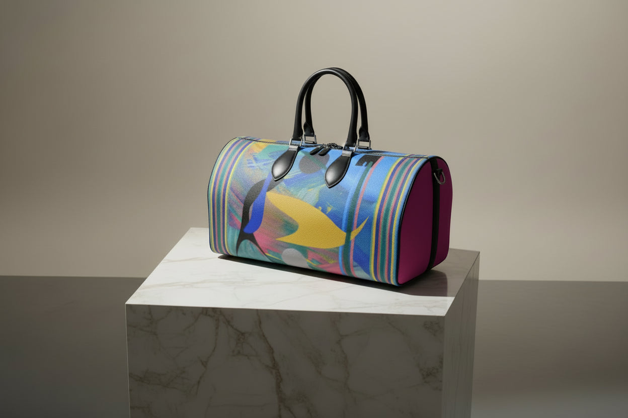 Odon Duffle Bag - Saturn | Lauren Ross Design | Designer Handbags | Luxury Handbags