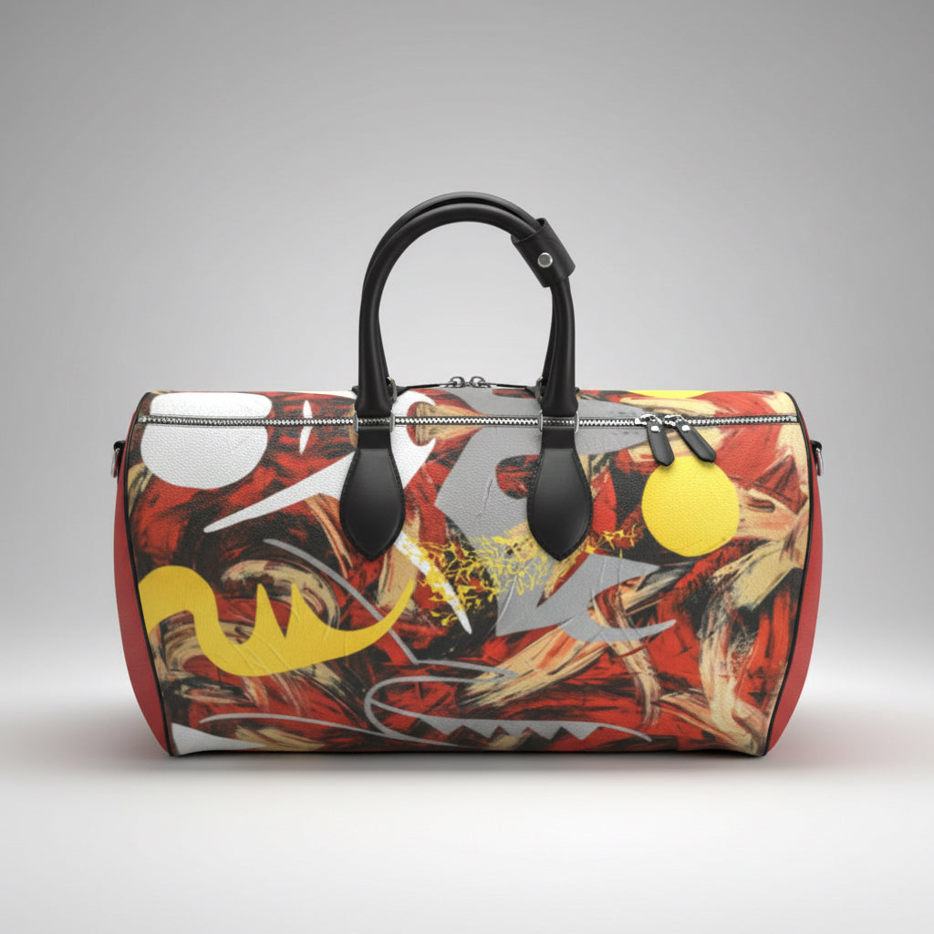 Odon Duffle Bag - Games | Lauren Ross Design | Designer Handbags | Luxury Handbags