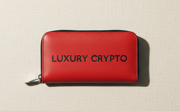 luxury crypto wallet - high end luxury designer wallet - lauren ross design
