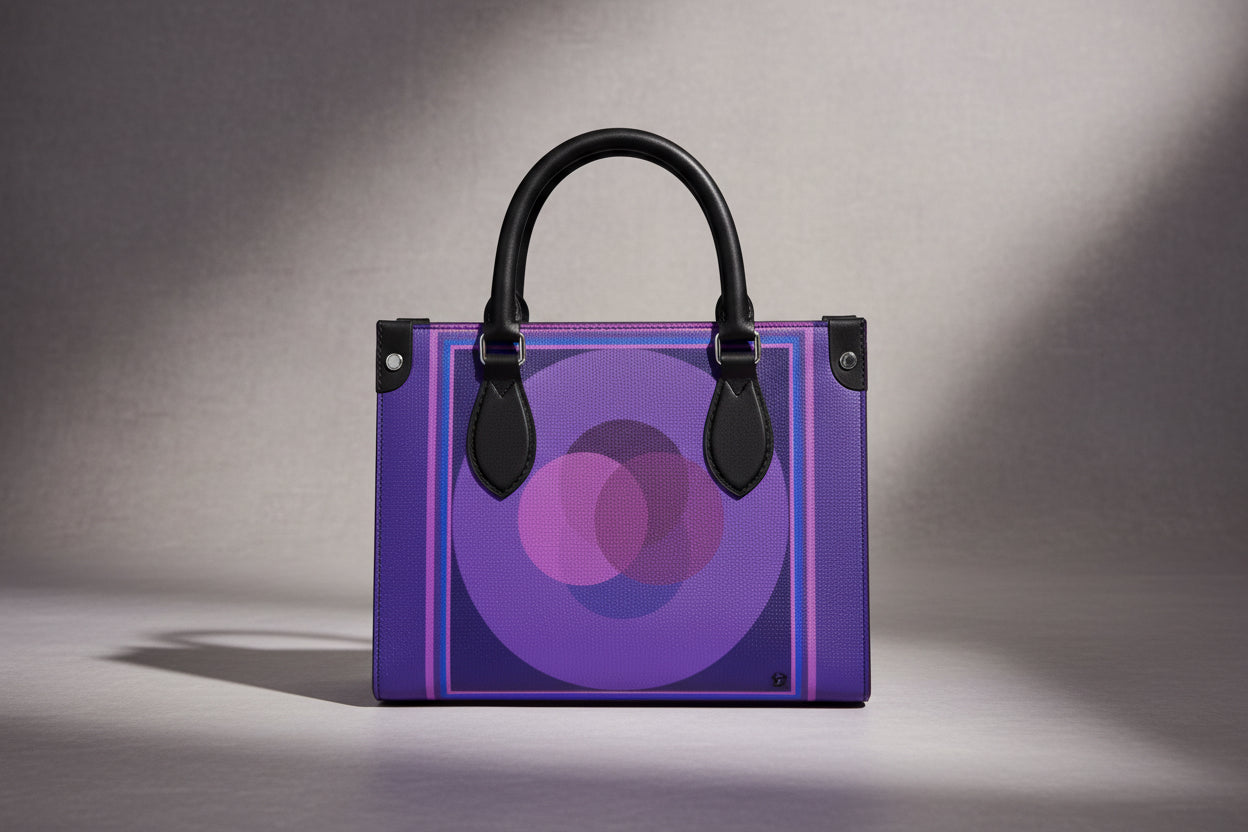 LRD Lauren Handbag - Purple Vesica