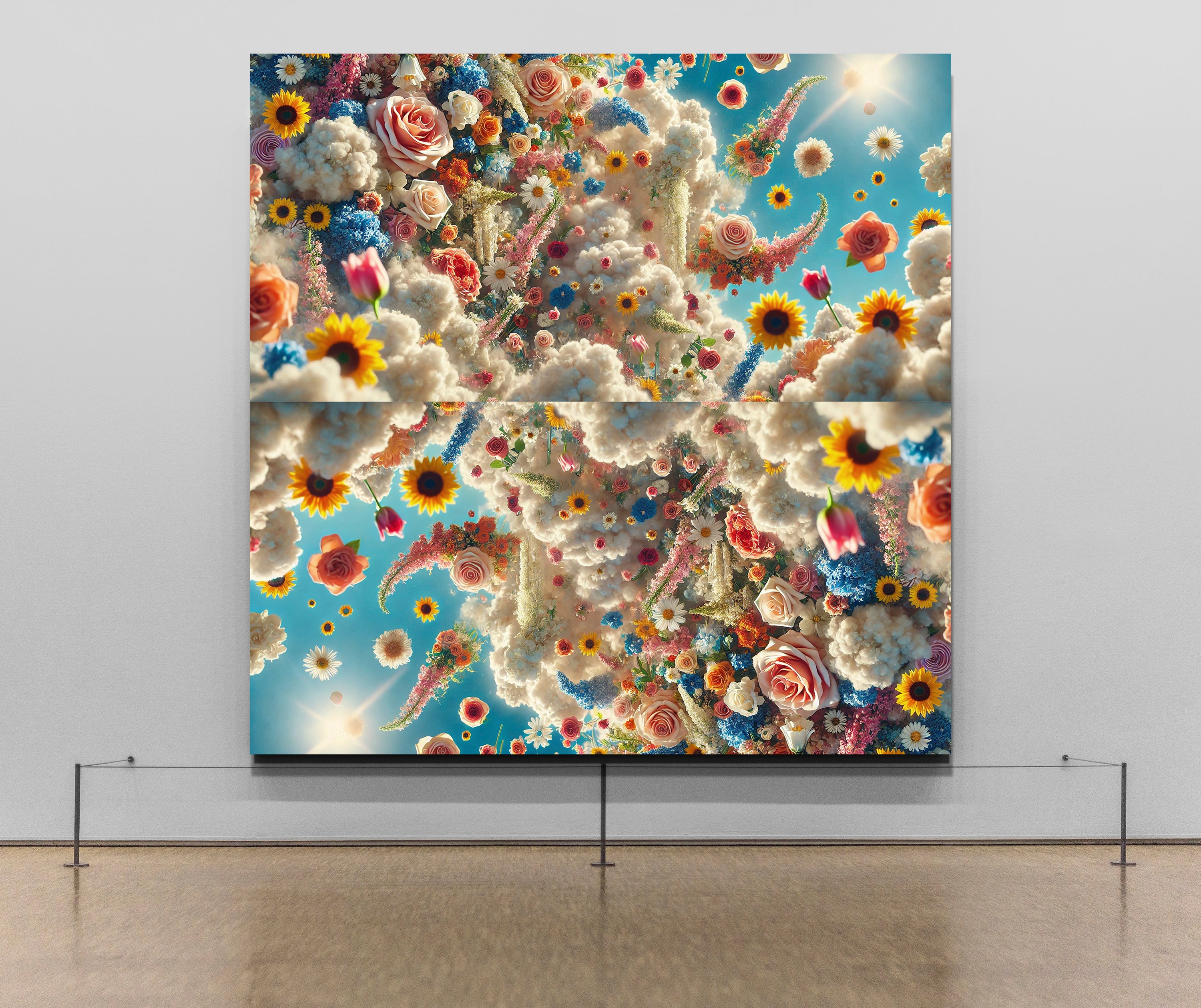 Eden Falling - Contemporary Art - Modern Abstract Painting On Canvas