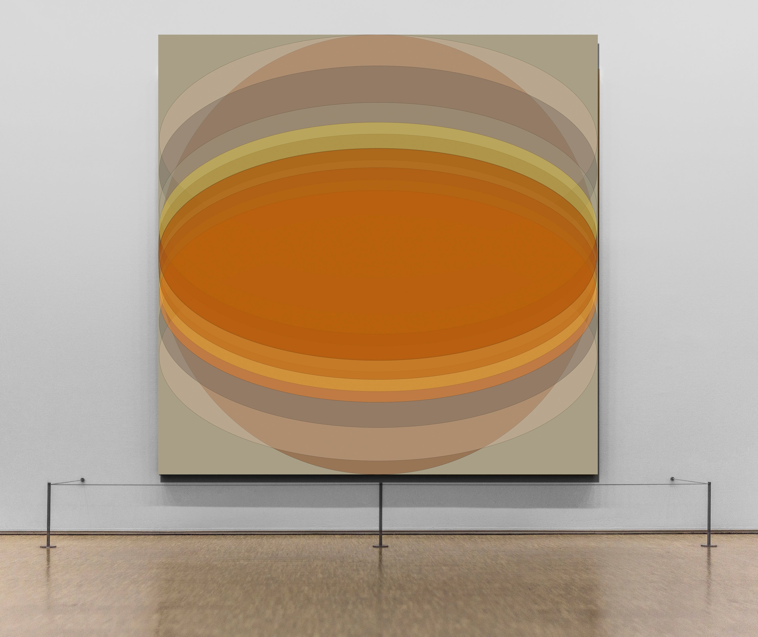 Golden Eclipse - Contemporary Art - Modern Abstract Painting On Canvas