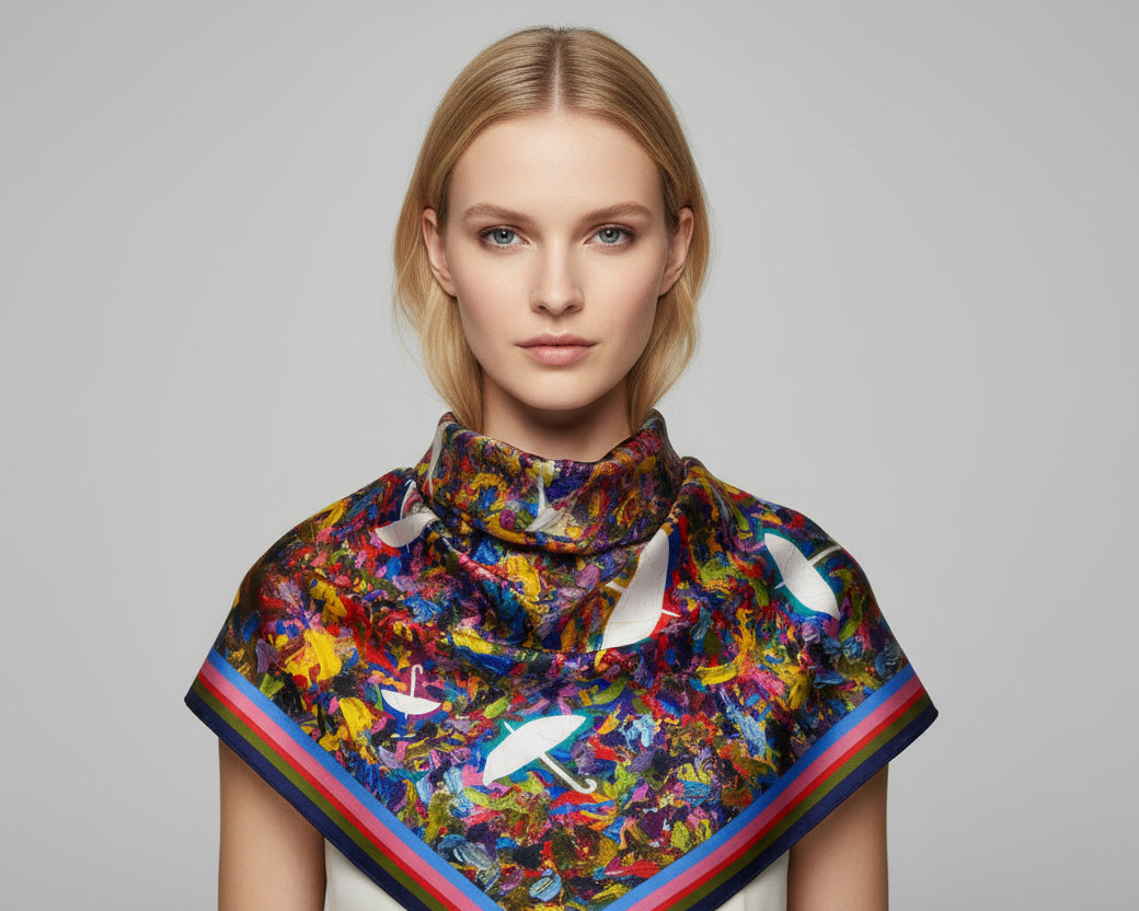 Travelers Silk Scarf 36”