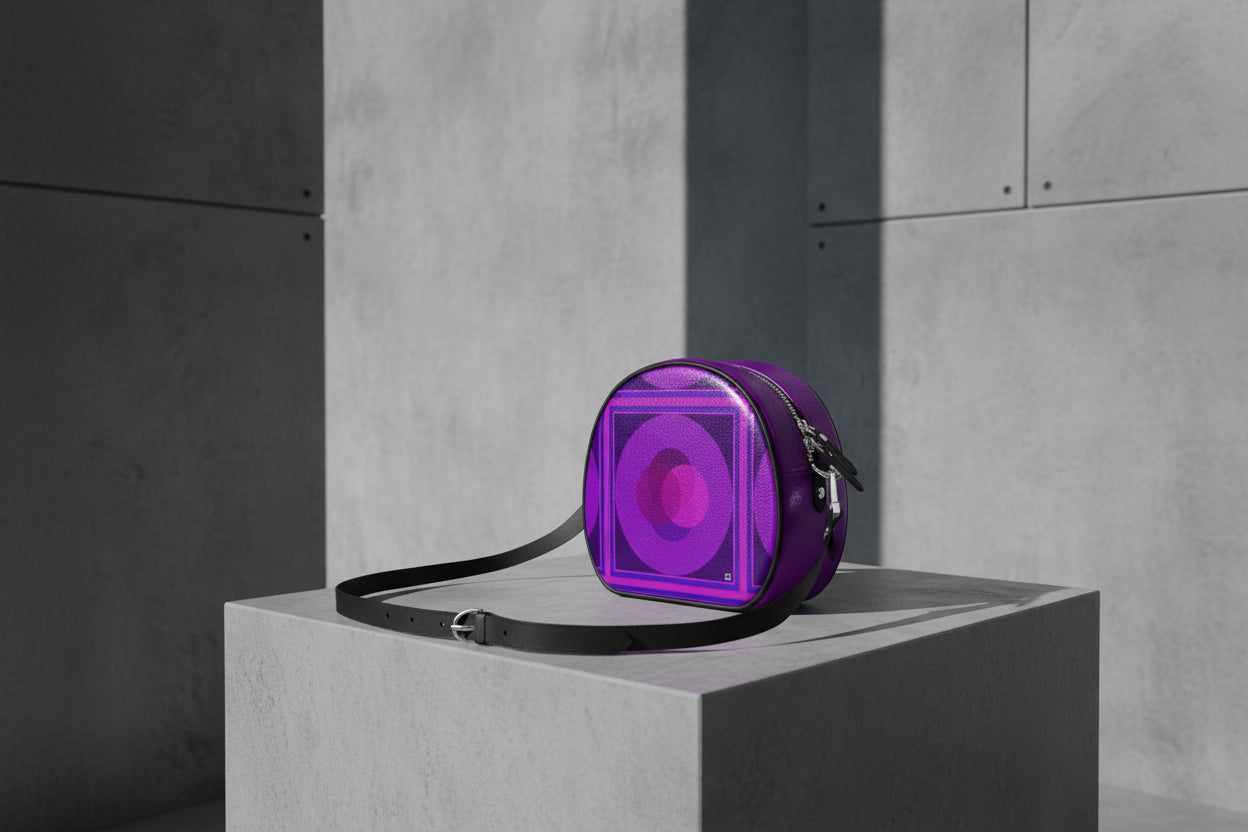 LRD Elle Handbag - Purple Vesica