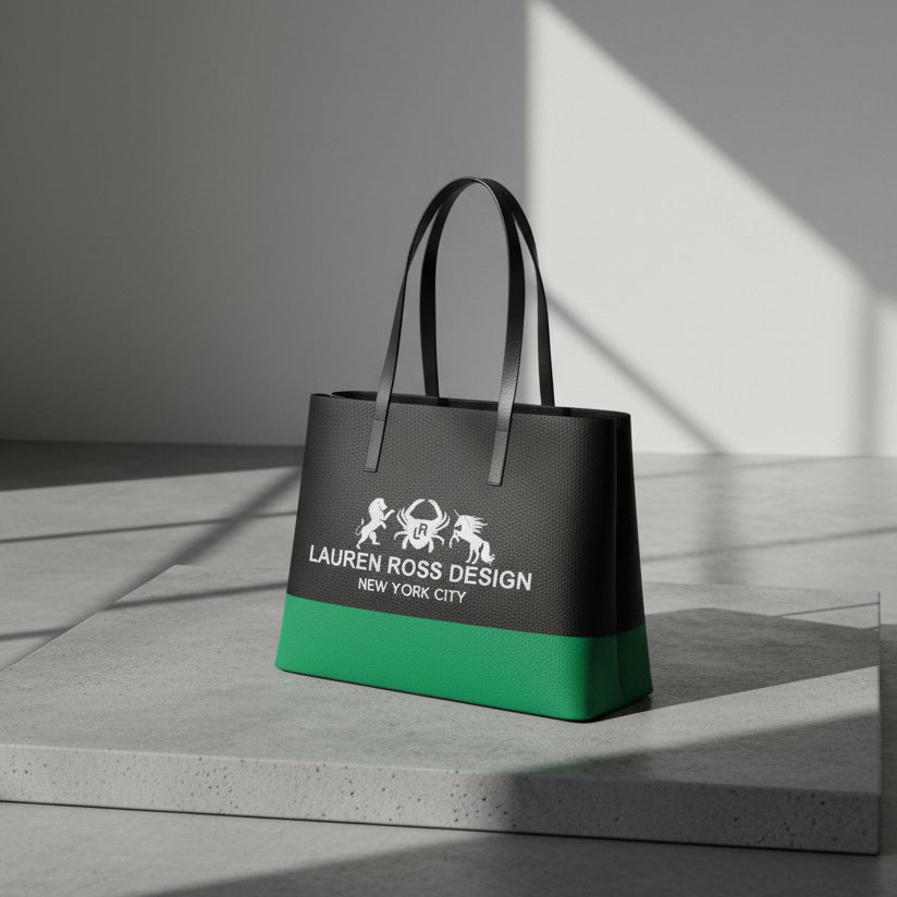 LRD Modern Art Tote Bag - Emerald City