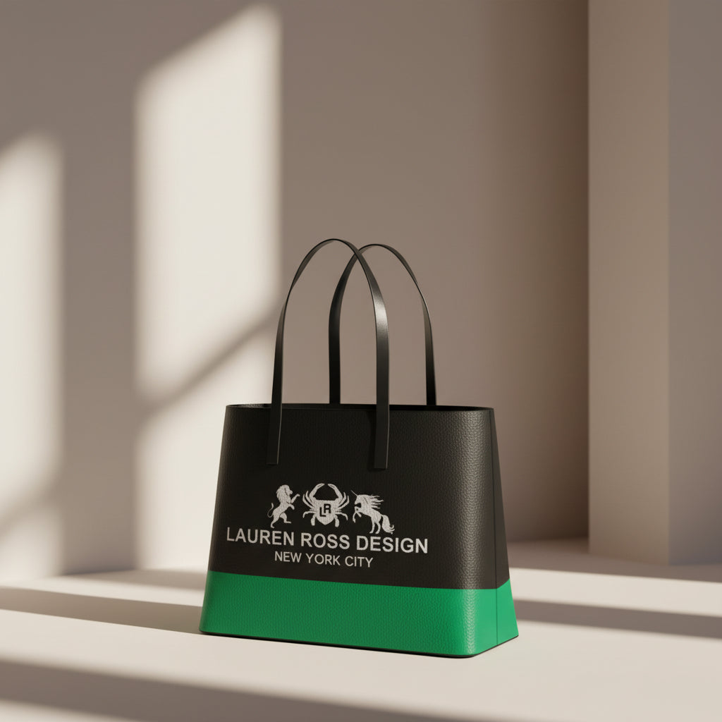 LRD Modern Art Tote Bag - Emerald City