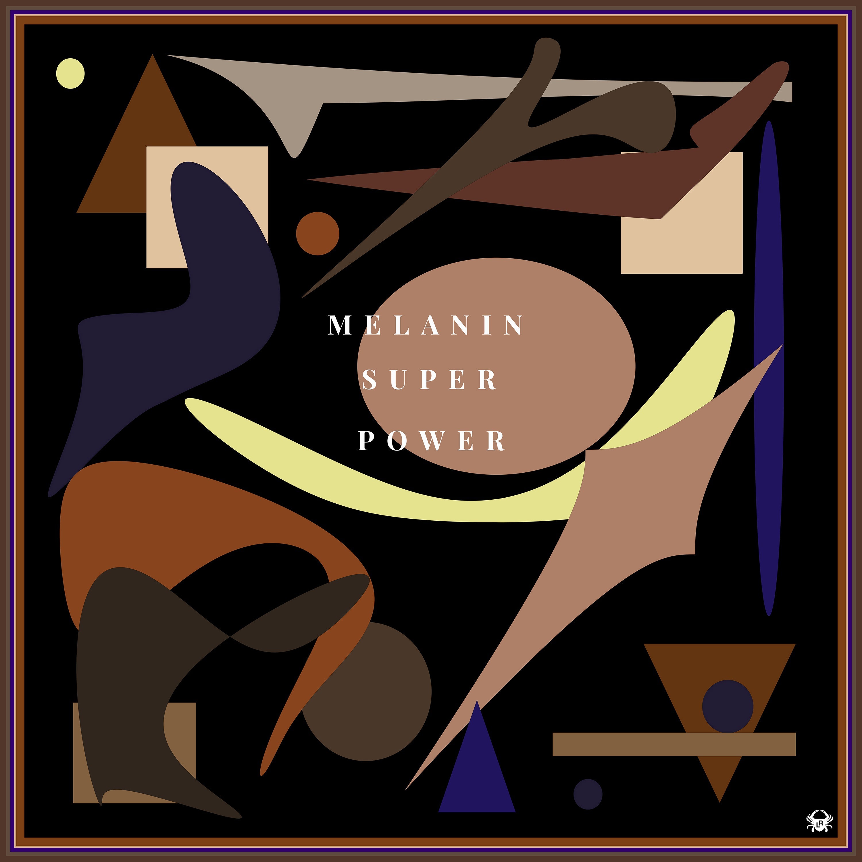 Melanin Super Power Crypto Canvas Wrap - Contemporary Art | Modern Abstract Art | Fine Art | On Canvas