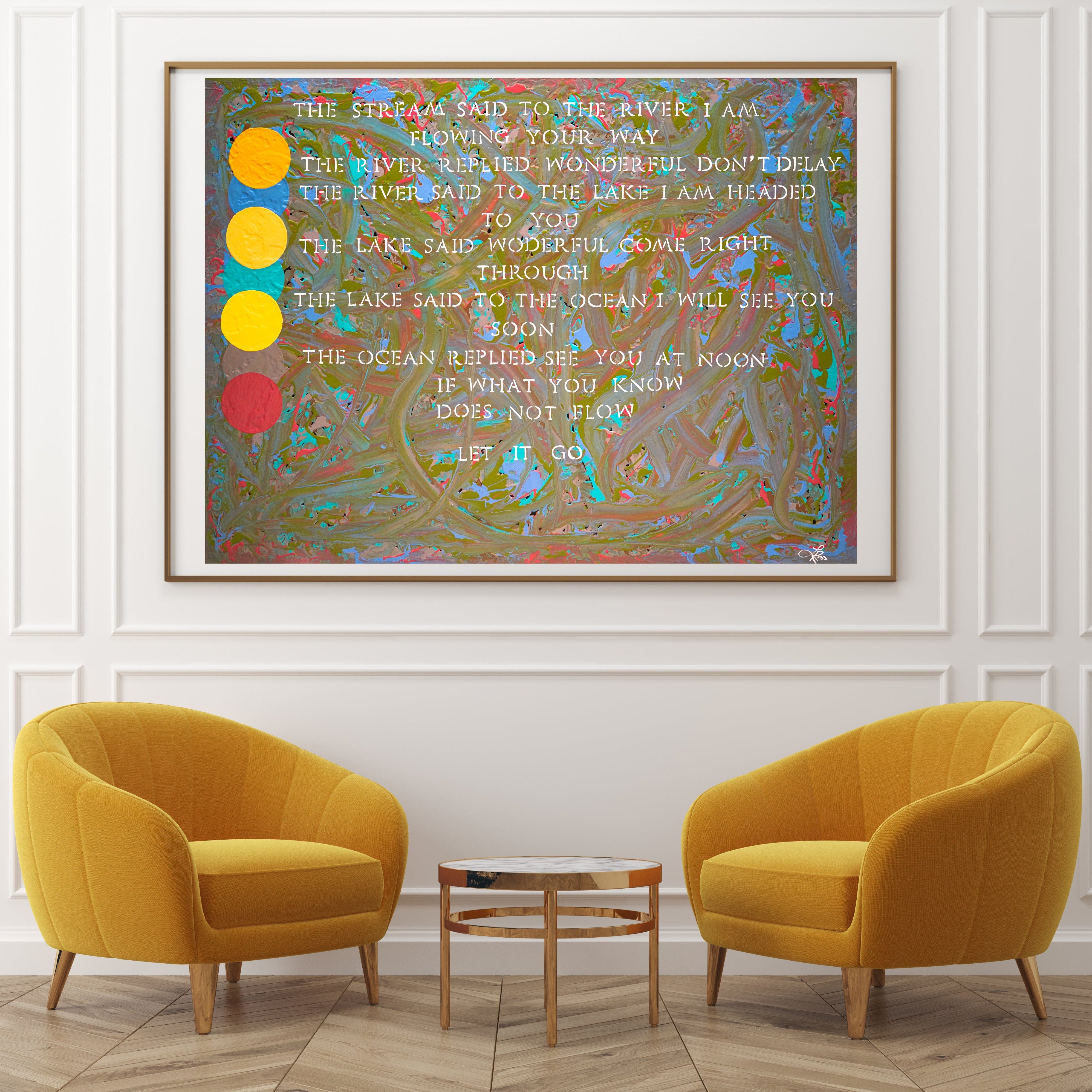 Flow Archival Print - Contemporary Art | Modern Abstract Art | Fine Art | Painting Print