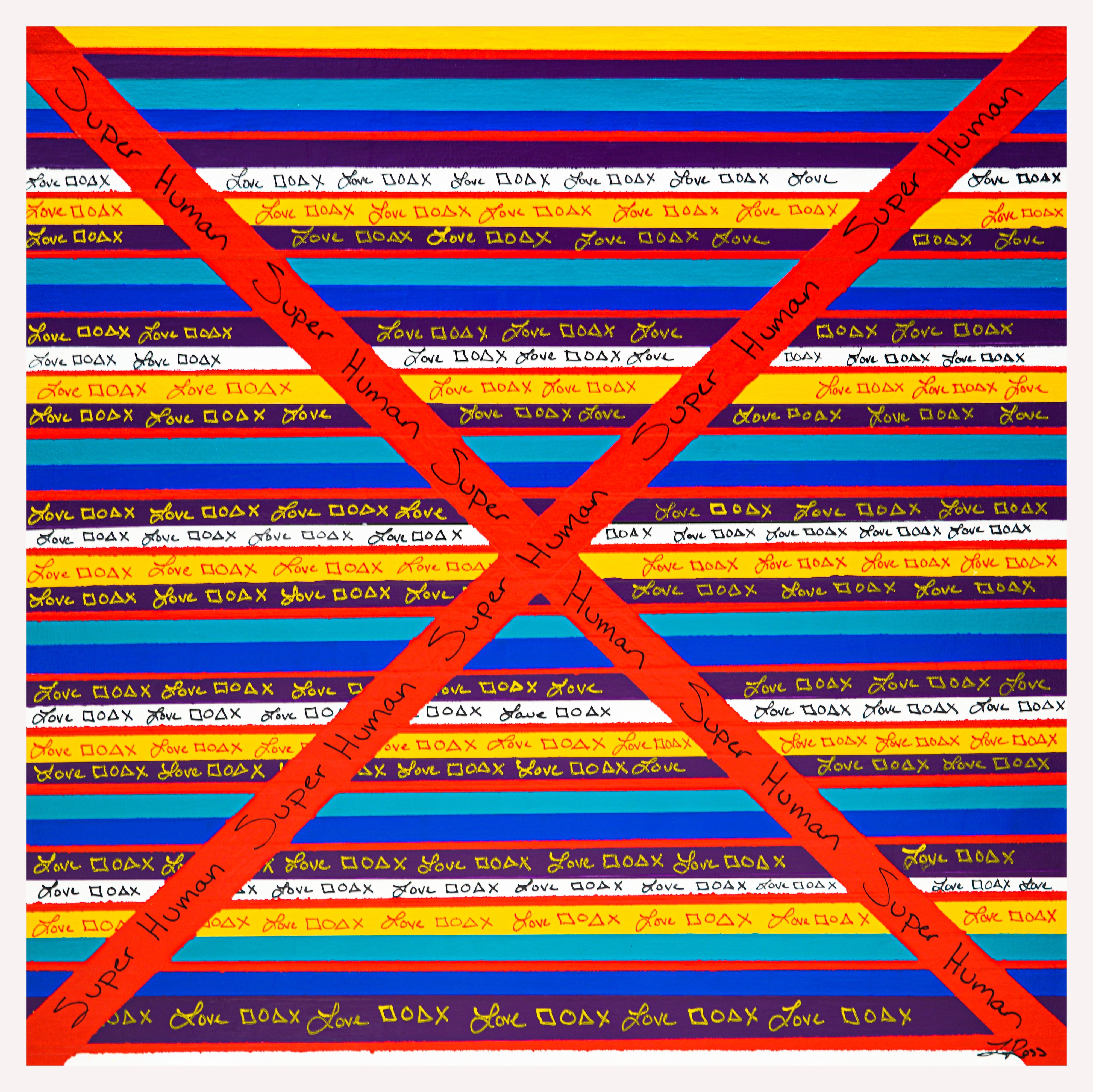 Code Love Archival Print - Contemporary Art | Modern Abstract Art | Fine Art | Painting Print