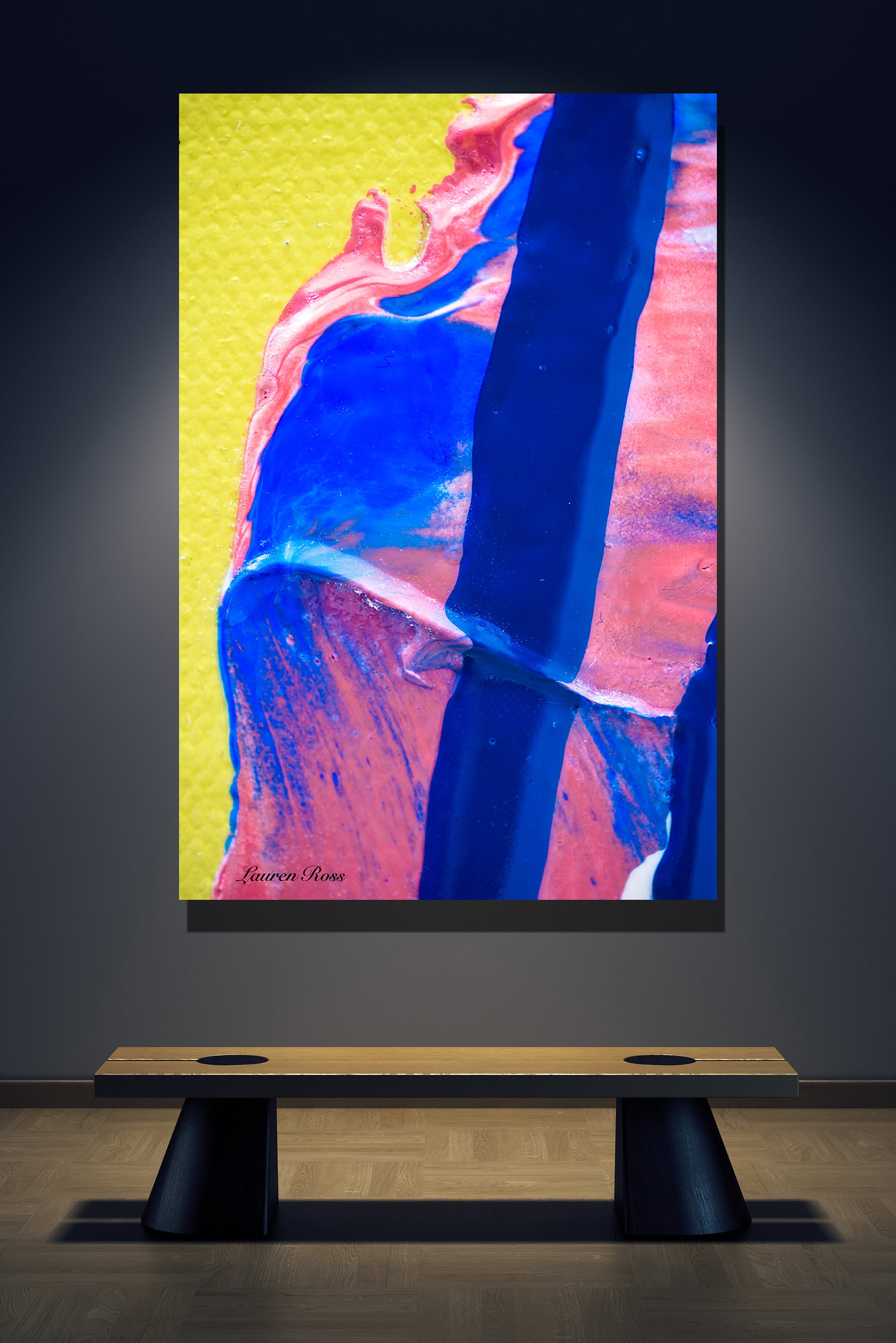 Inside Backwards 19 Canvas Wrap Lauren Ross Design