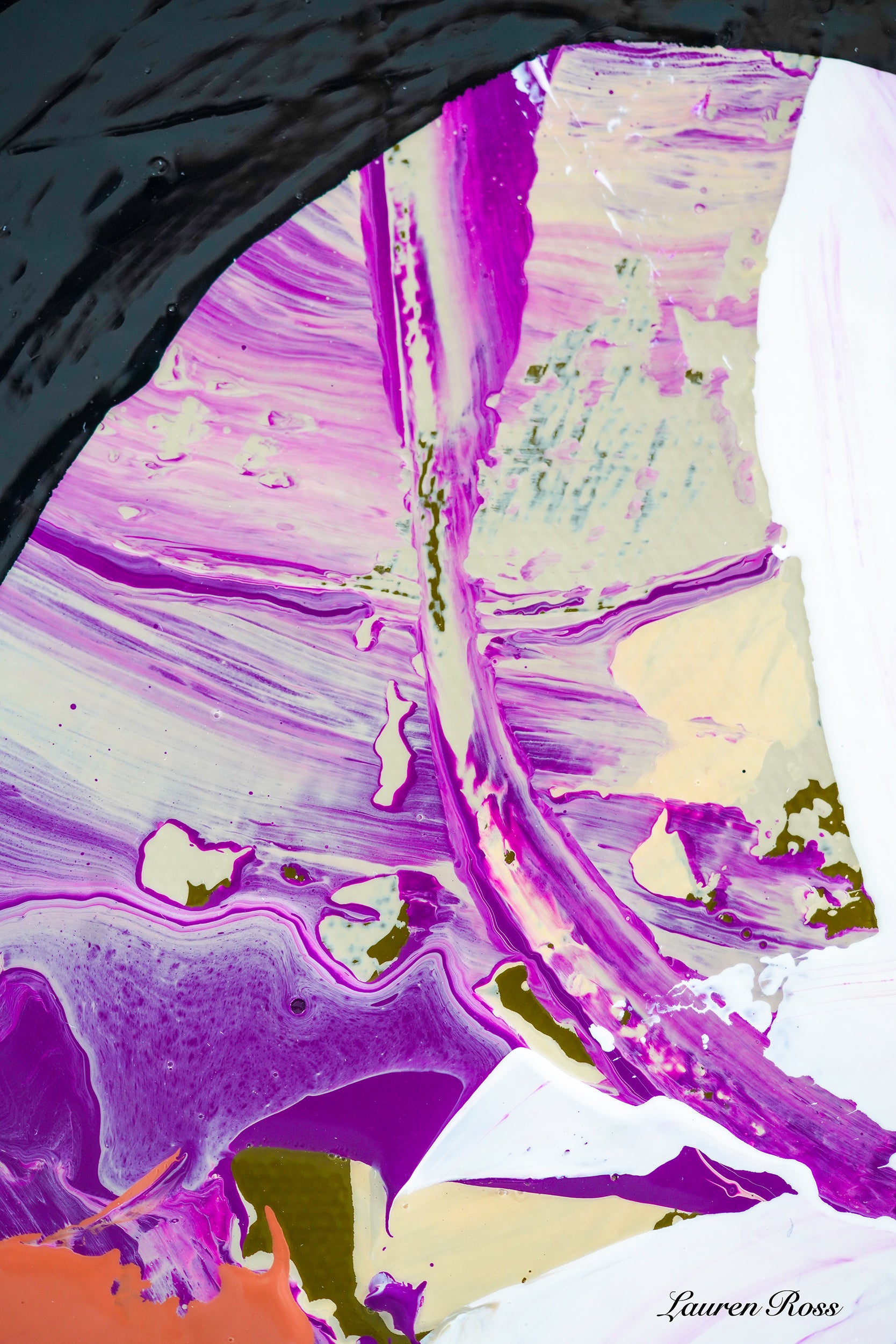 Inside Neolithic 12 Canvas Wrap Lauren Ross Design - Abstract Modern Contemporary Luxury Wall Art Painting