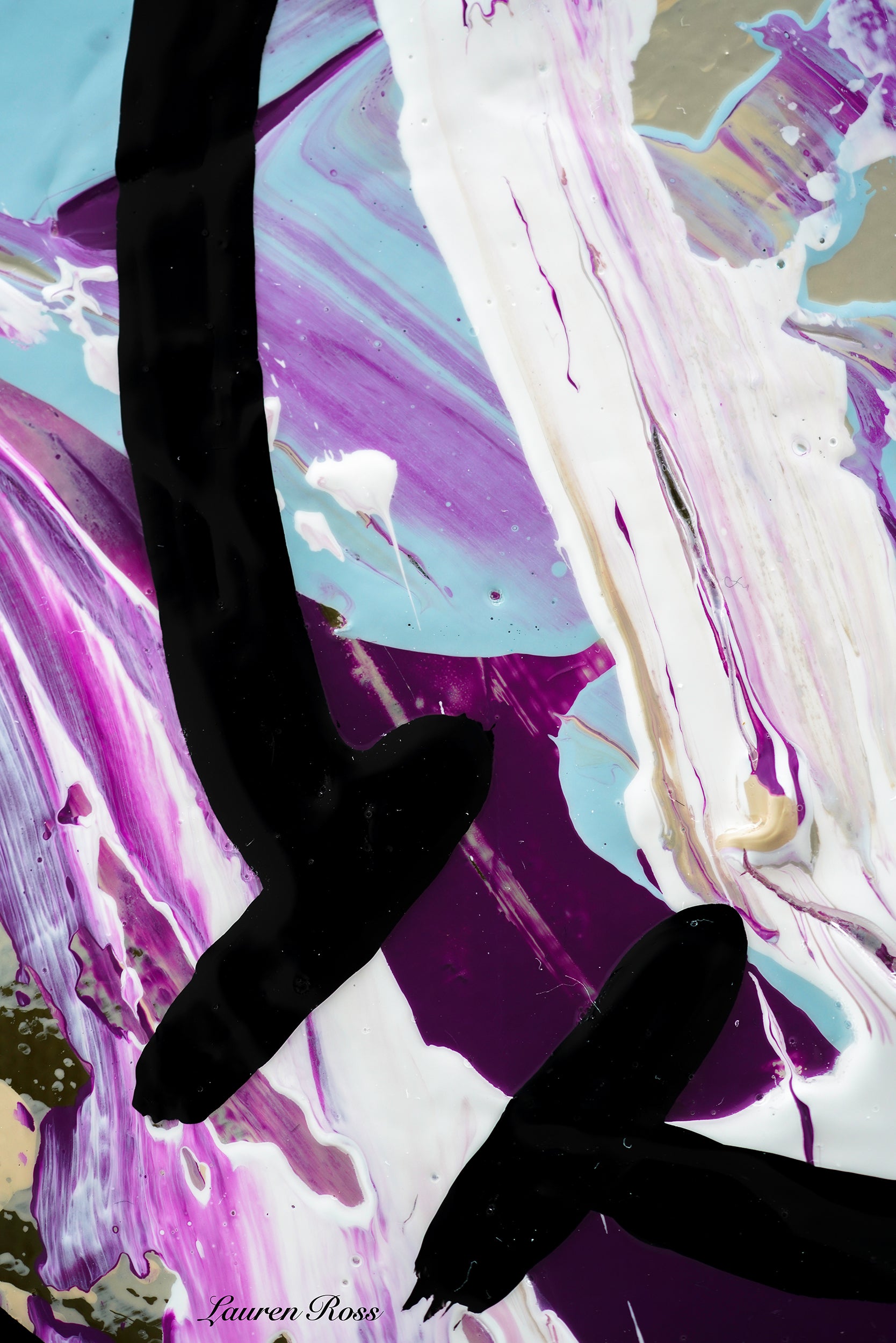 Inside Neolithic 15 Canvas Wrap Lauren Ross Design - Abstract Modern Contemporary Luxury Wall Art Painting