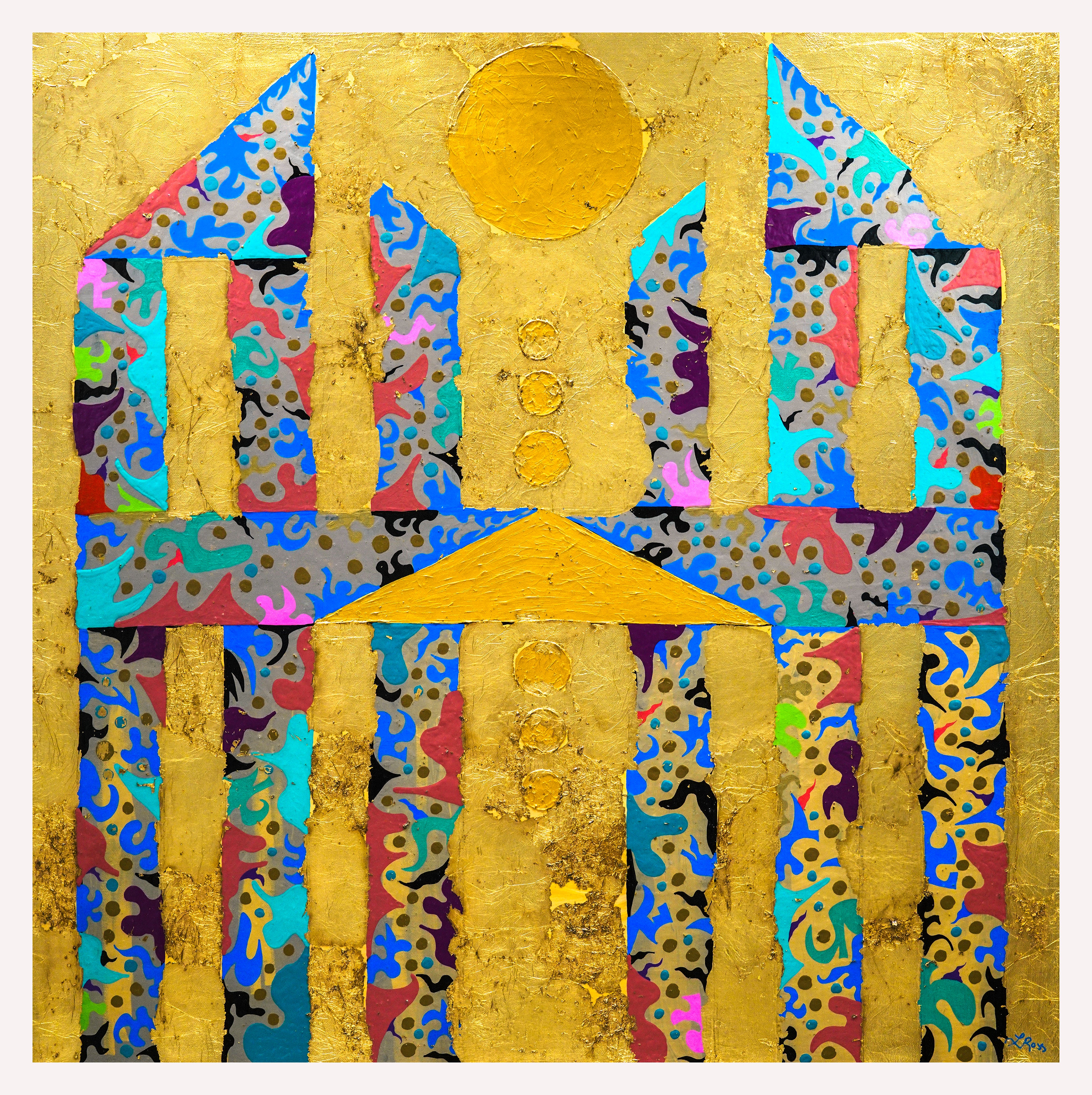 The Lost Temple of Exuberance Archival Print - Contemporary Art | Modern Abstract Art | Fine Art | Painting Print