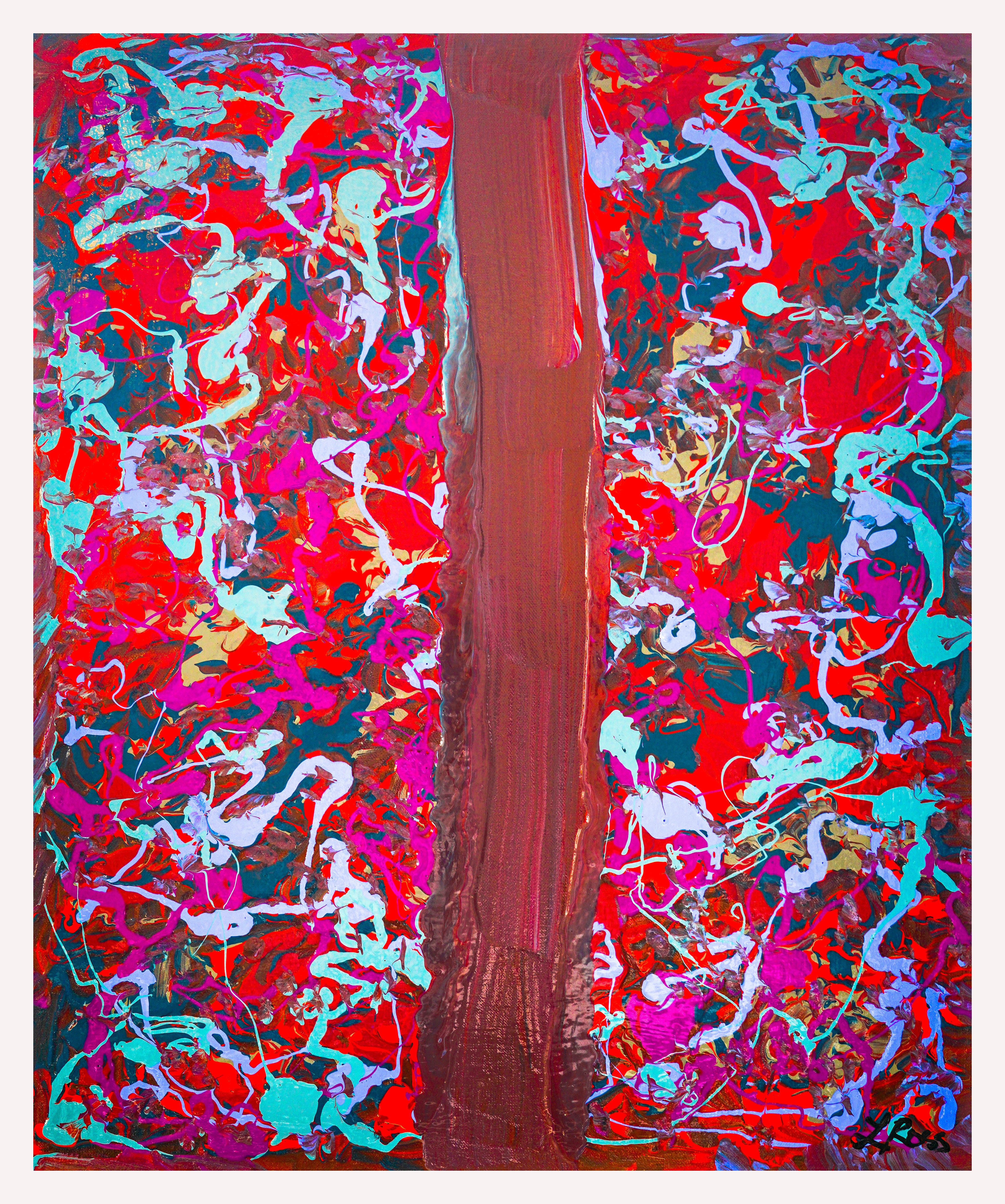 Orchid Archival Print - Contemporary Art | Modern Abstract Art | Fine Art | Painting Print