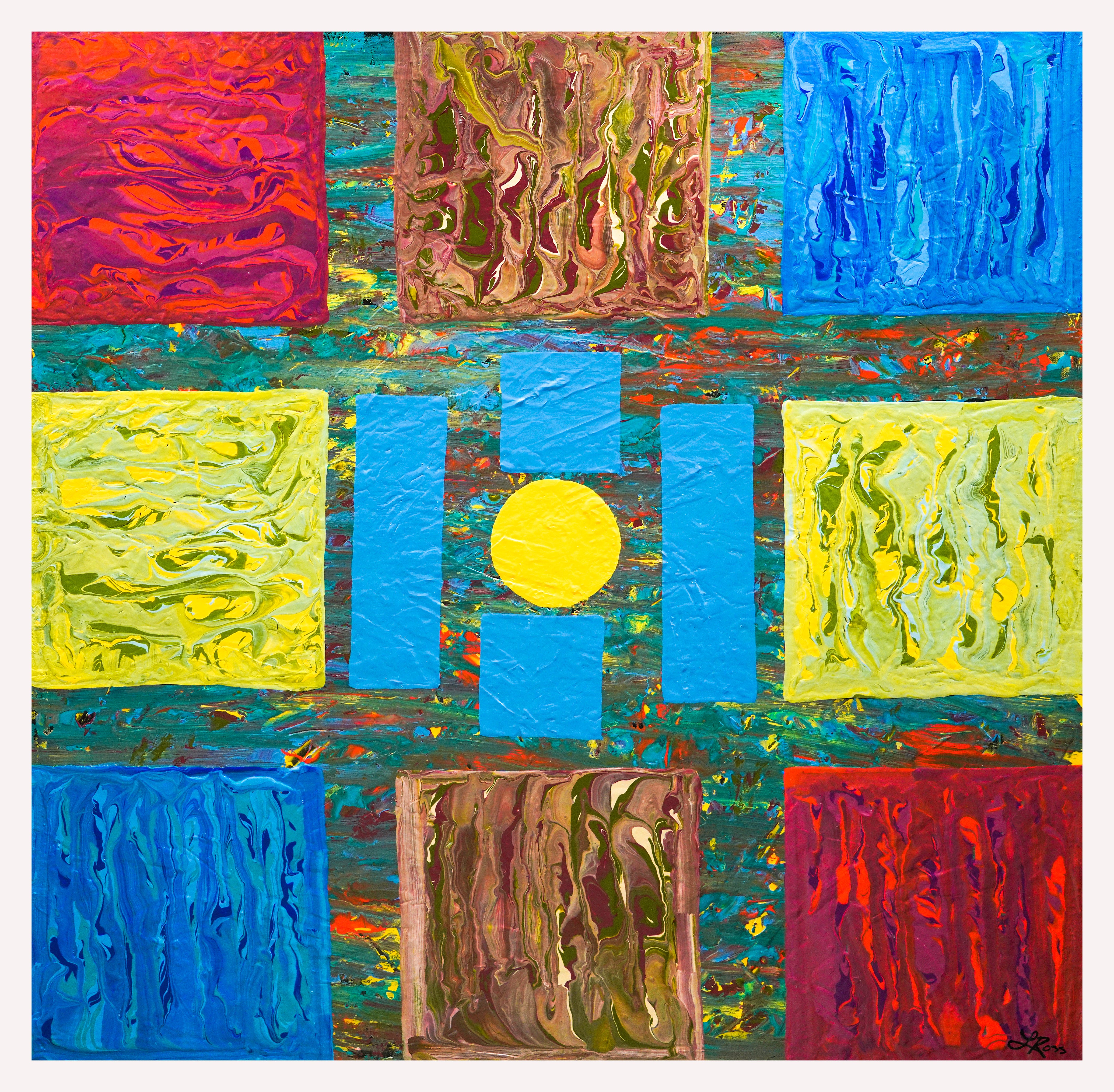 Pluto Archival Print - Contemporary Art | Modern Abstract Art | Fine Art | Painting Print