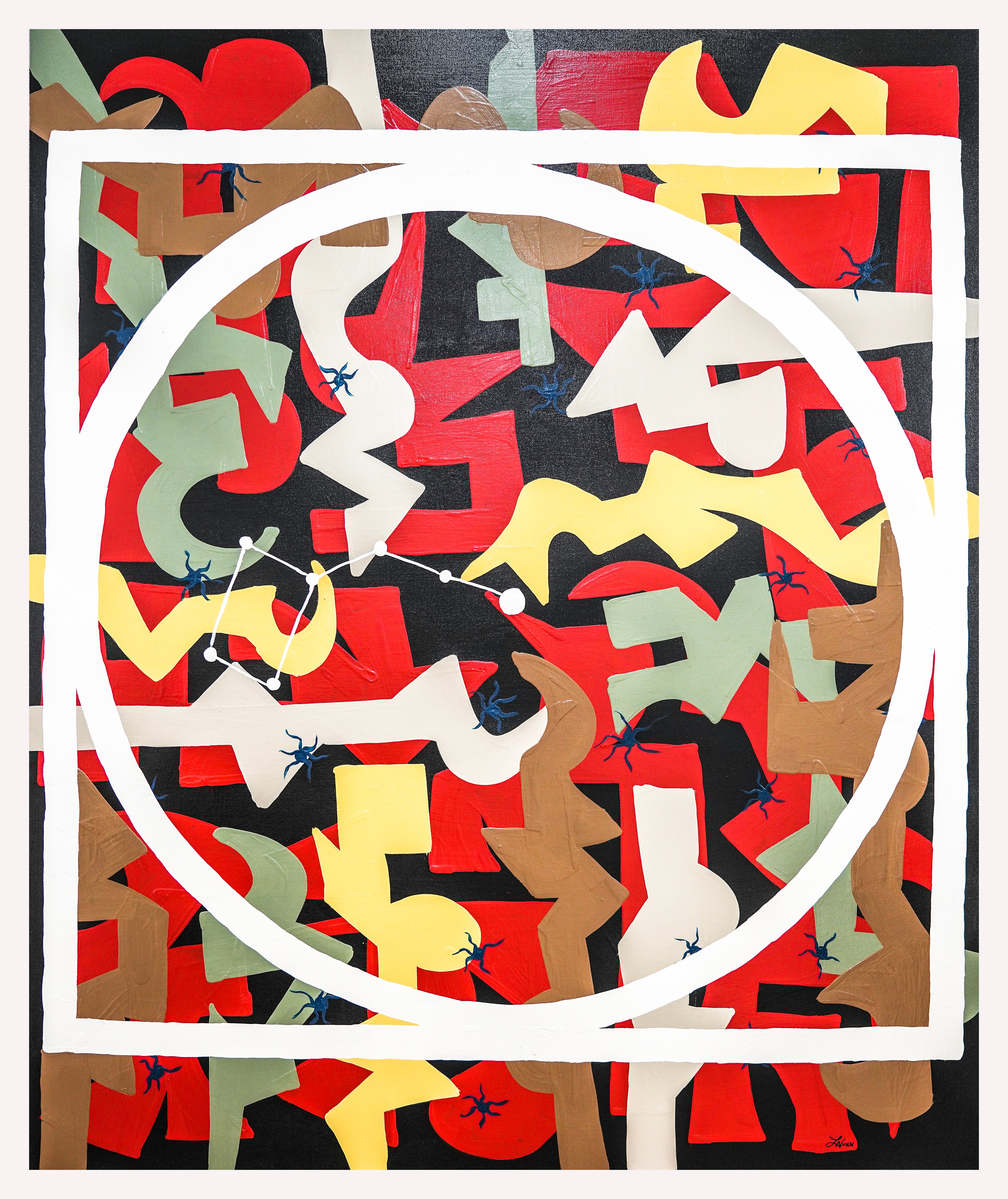 Polaris Print - Abstract Modern Contemporary Luxury Wall Art Painting - Lauren Ross Design