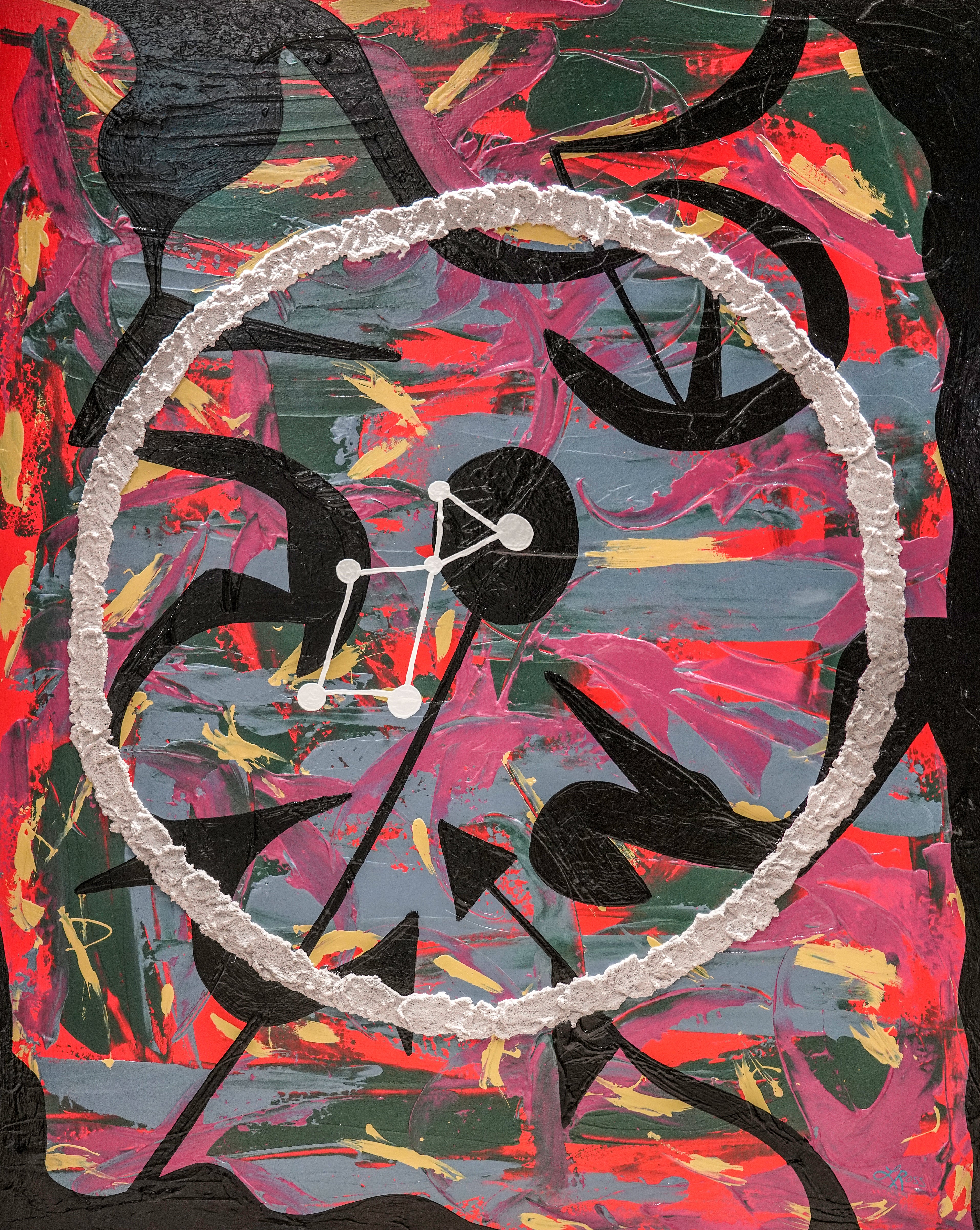 Lauren Ross Design Precession of the Equinoxes Painting