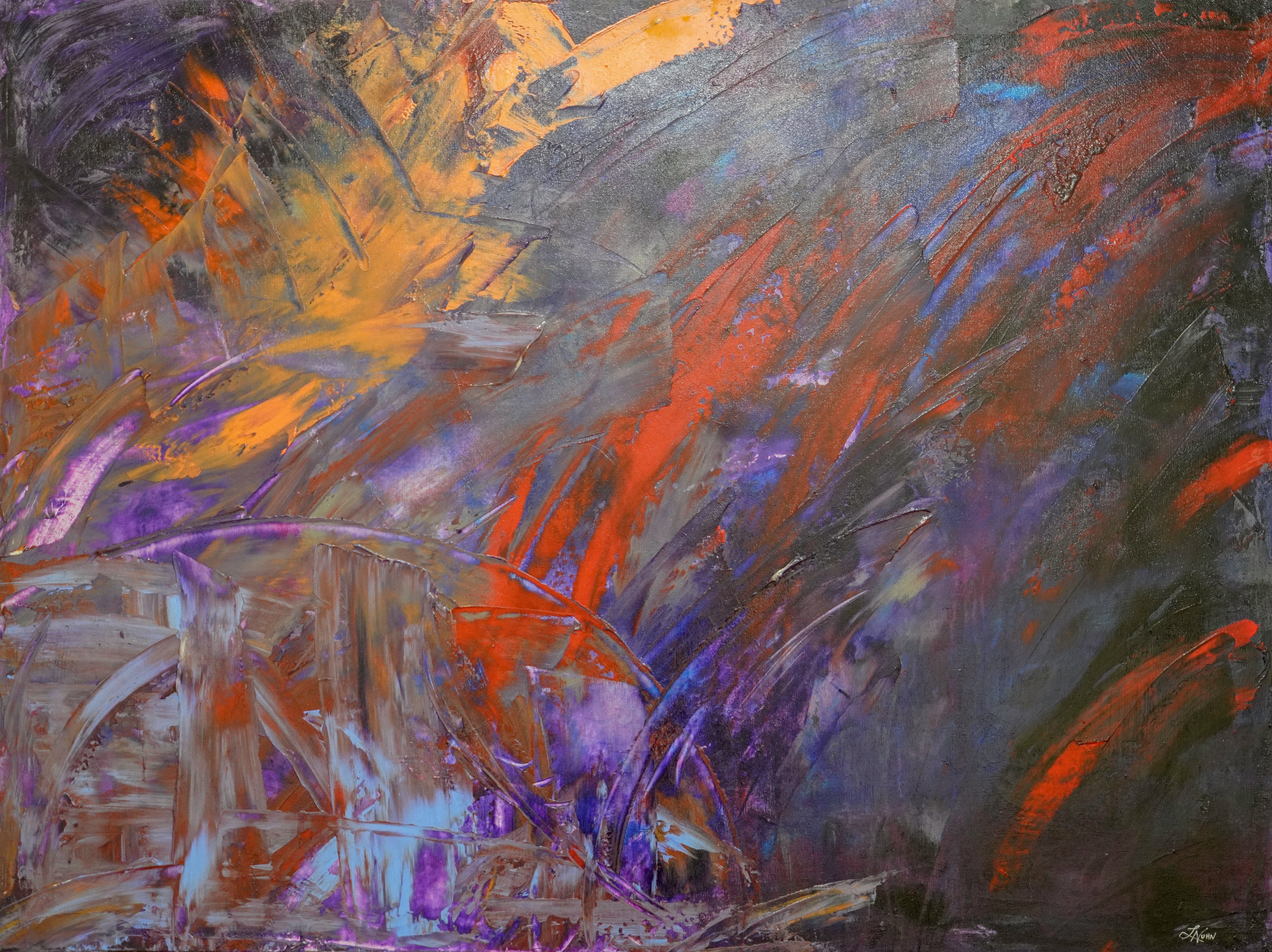 Sumerian Archival Canvas Wrap - Contemporary Art | Modern Abstract Art | Fine Art | Painting On Canvas