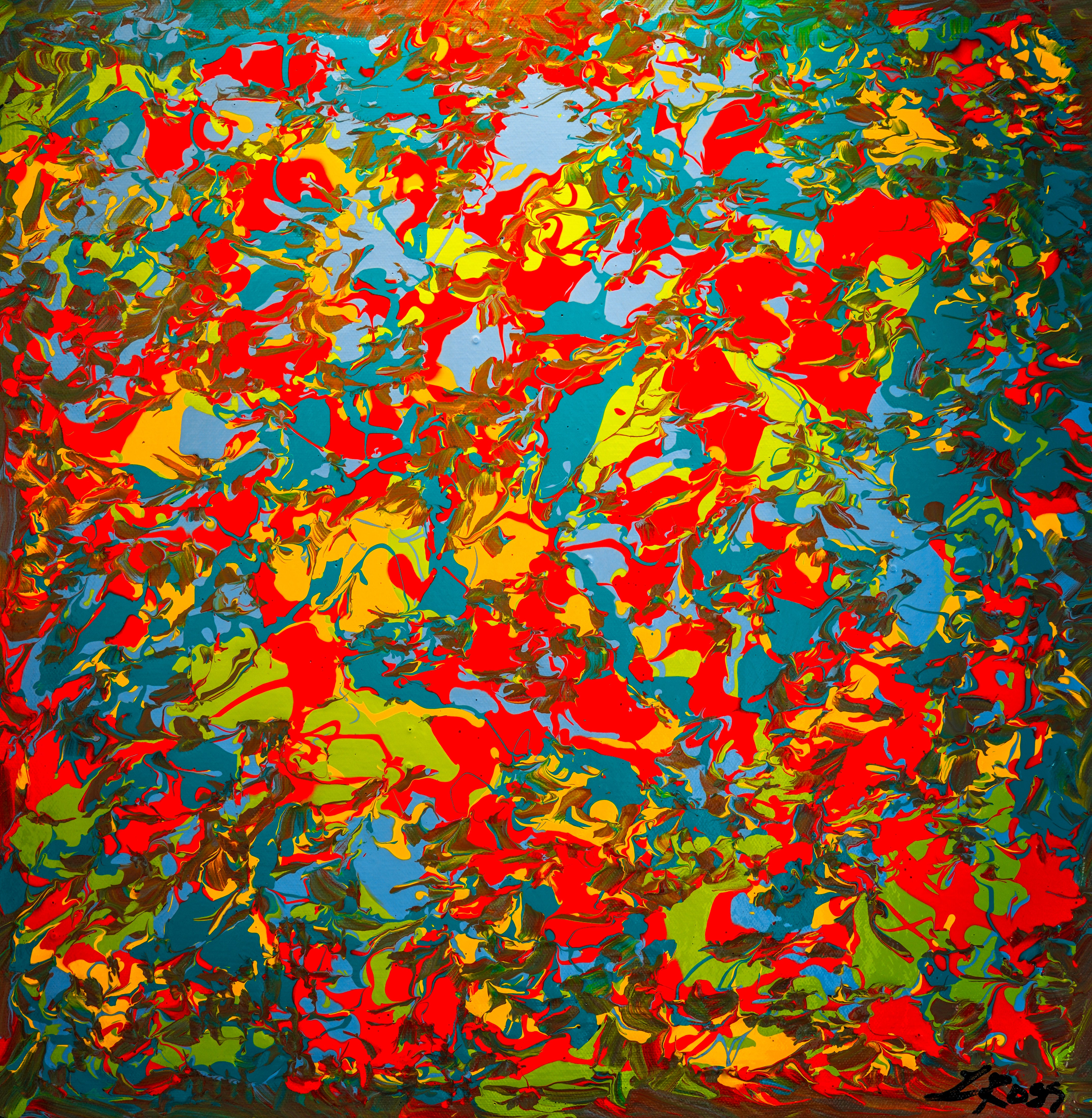 Turbulence Archival Canvas Wrap - Contemporary Art | Modern Abstract Art | Fine Art | Painting On Canvas