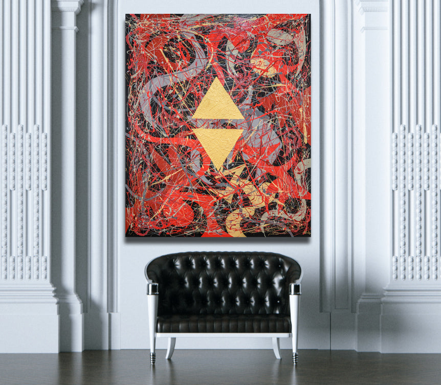My Grace is Sufficient - Contemporary Art - Modern Abstract Painting On Canvas