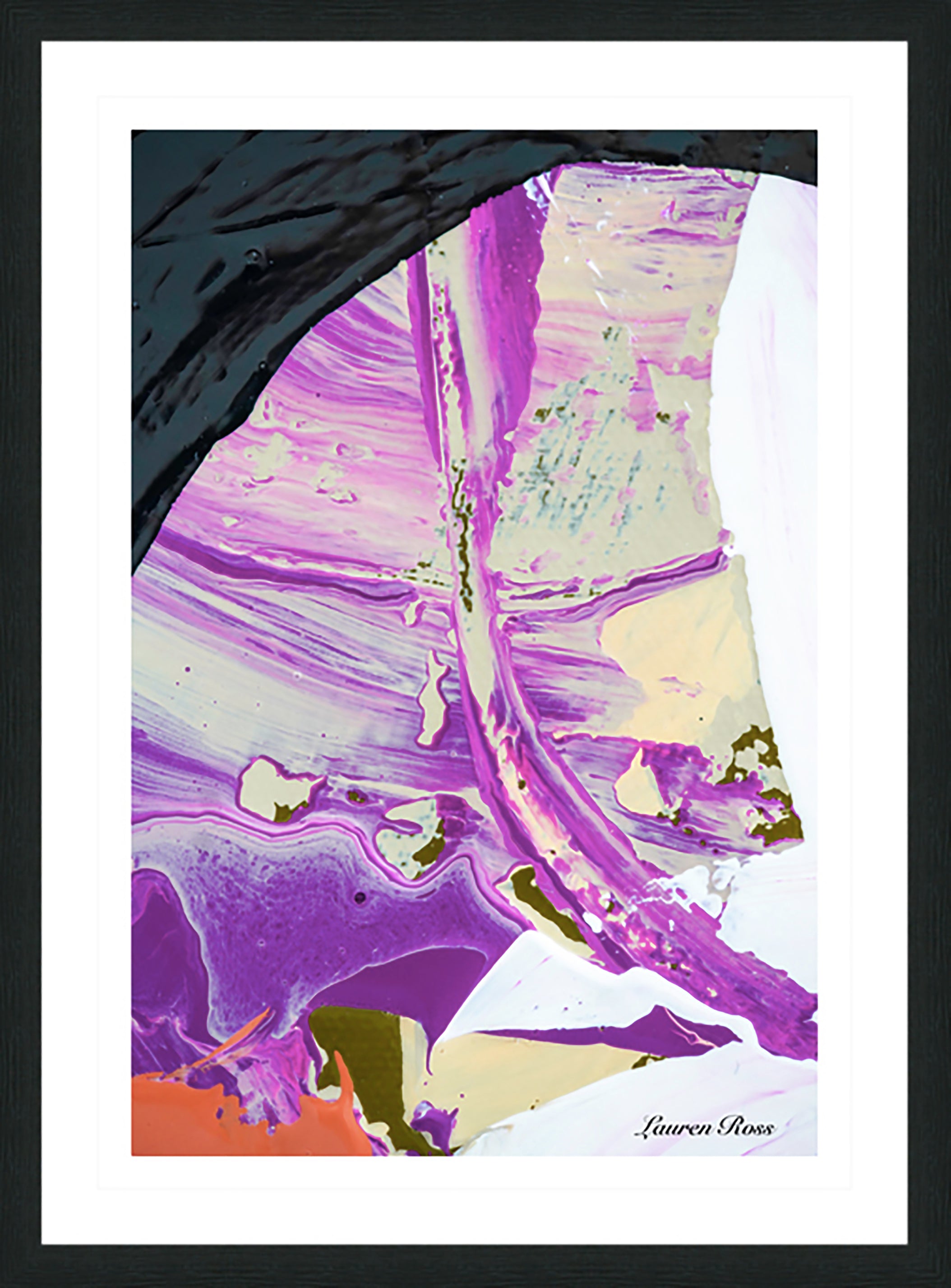 Inside Neolithic Print Lauren Ross Design - Abstract Modern Contemporary Luxury Wall Art Painting