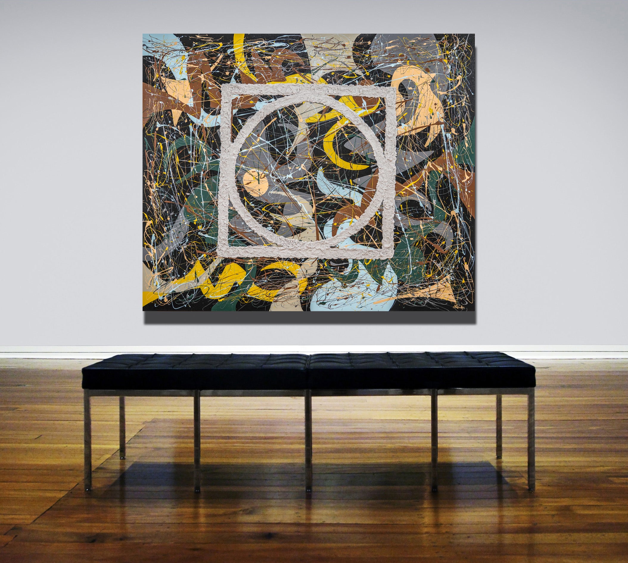 Organized Chaos Painting Contemporary Art Lauren Ross Design