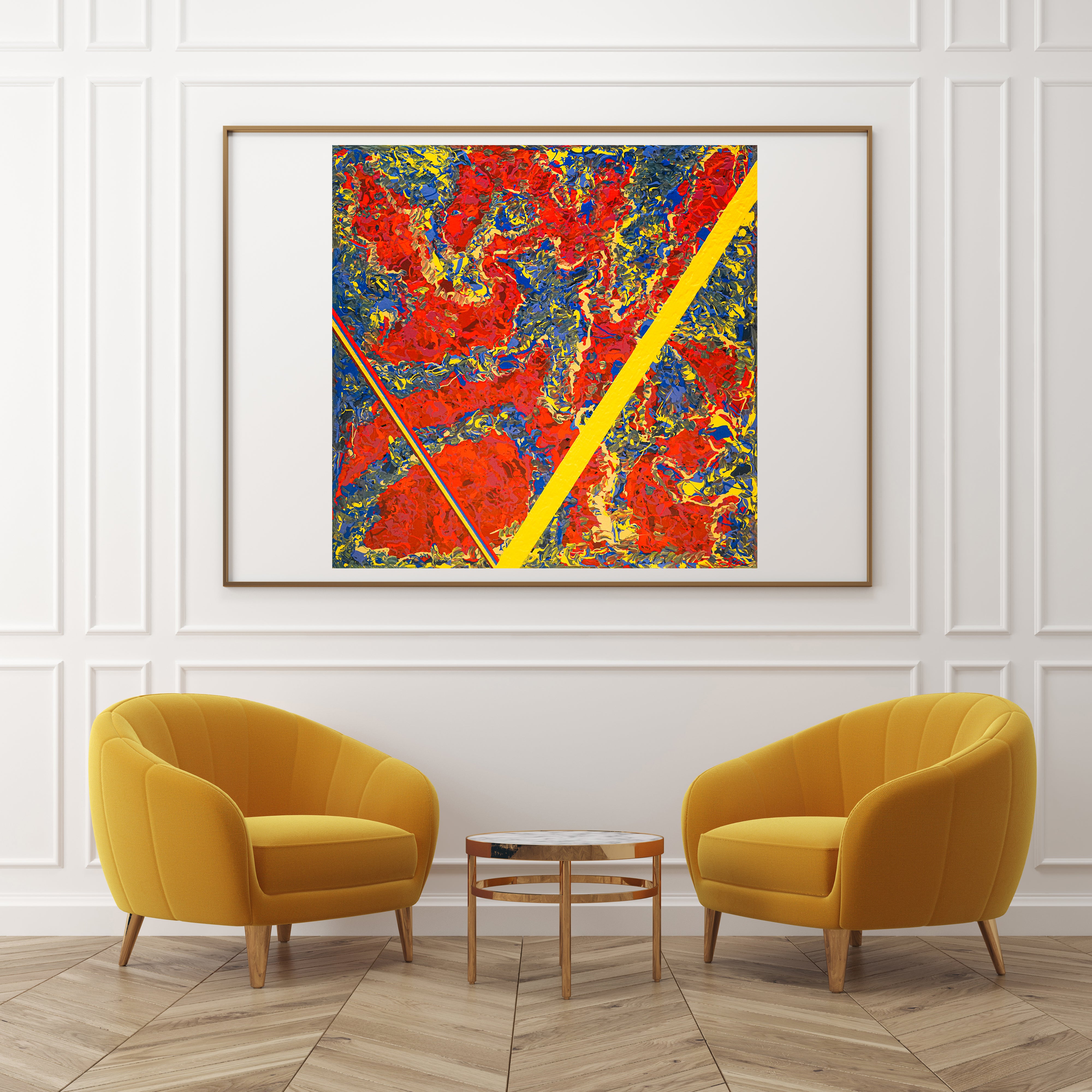 Refraction Archival Print - Contemporary Art | Modern Abstract Art | Fine Art | Painting Print