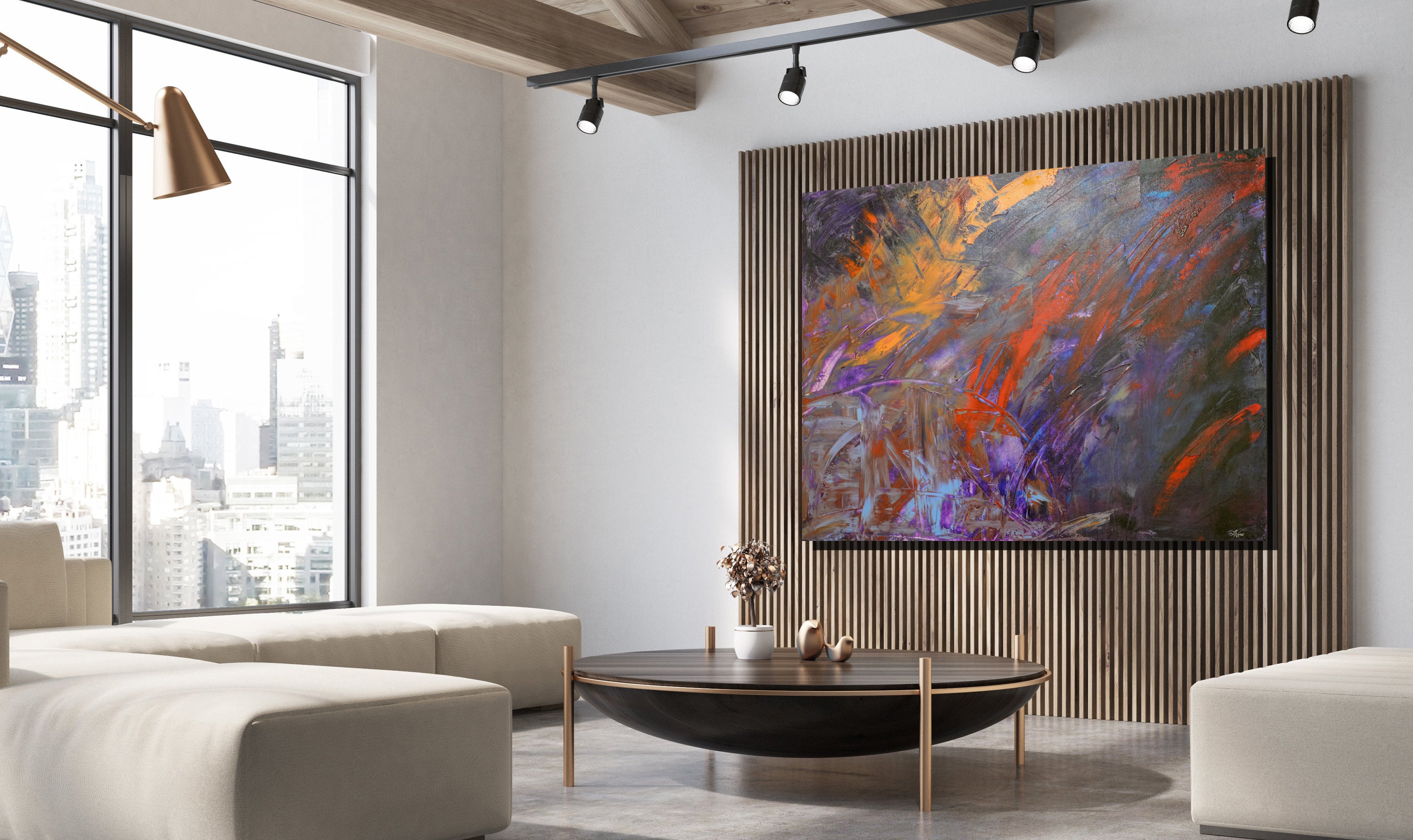 Sumerian Archival Canvas Wrap - Contemporary Art | Modern Abstract Art | Fine Art | Painting On Canvas