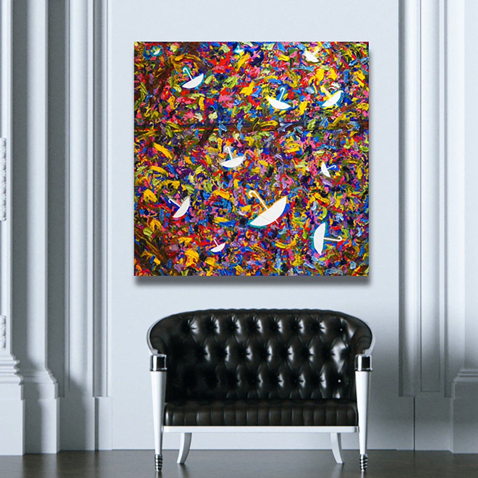 Travelers - Contemporary Art | Modern Abstract Art | Fine Art | Painting On Canvas | Lauren Ross Design