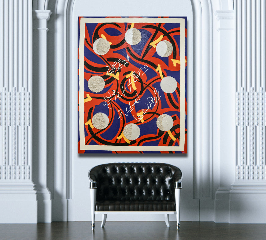 Words Spoken Into Existence Archival Canvas Wrap - Contemporary Art | Modern Abstract Art | Fine Art | Painting On Canvas