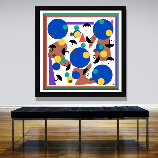 Apollonius Crypto Print - Abstract Modern Contemporary Luxury Wall Art Painting - Lauren Ross Design