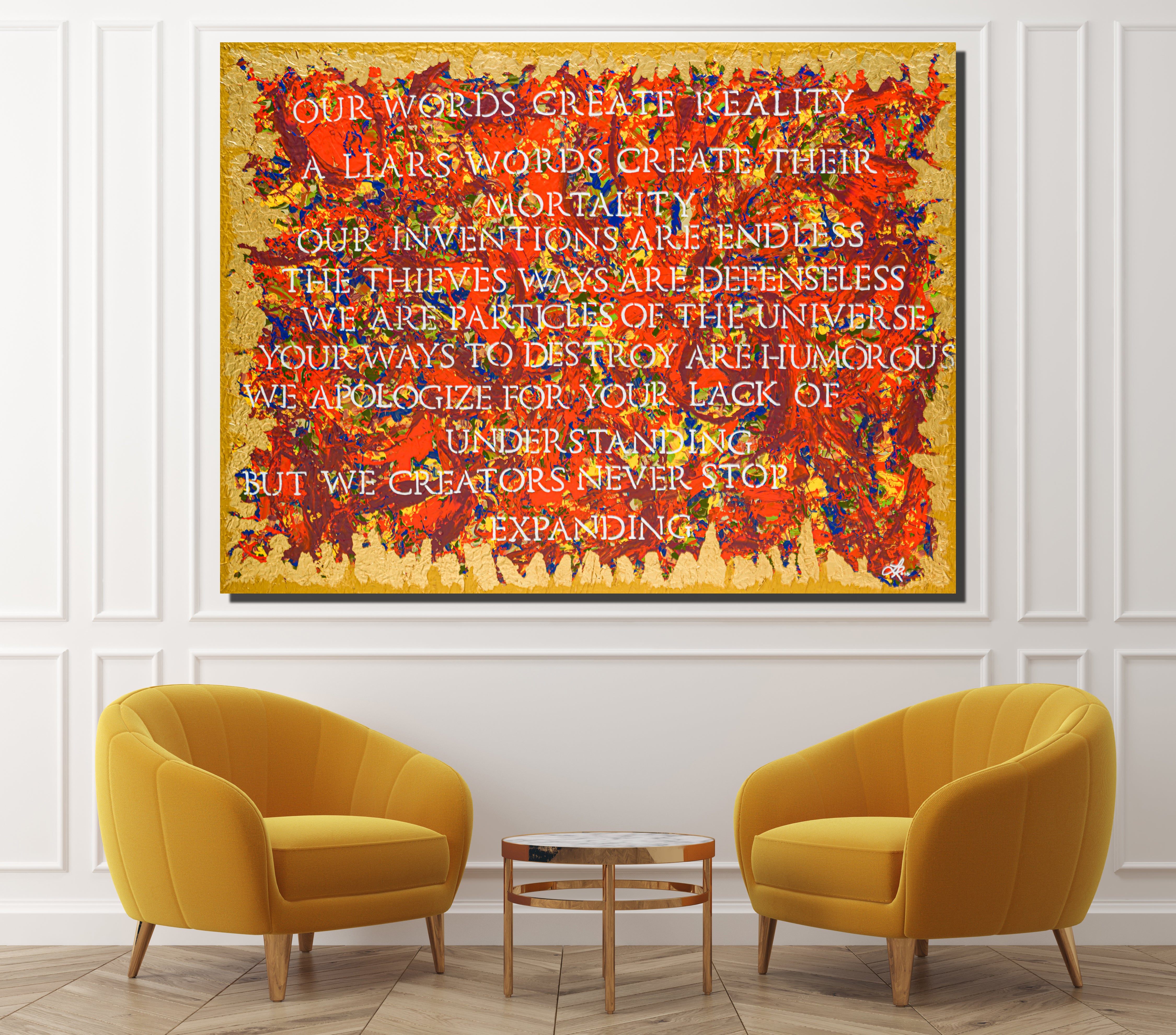 Creators Archival Canvas Wrap - Contemporary Art | Modern Abstract Art | Fine Art | Painting On Canvas