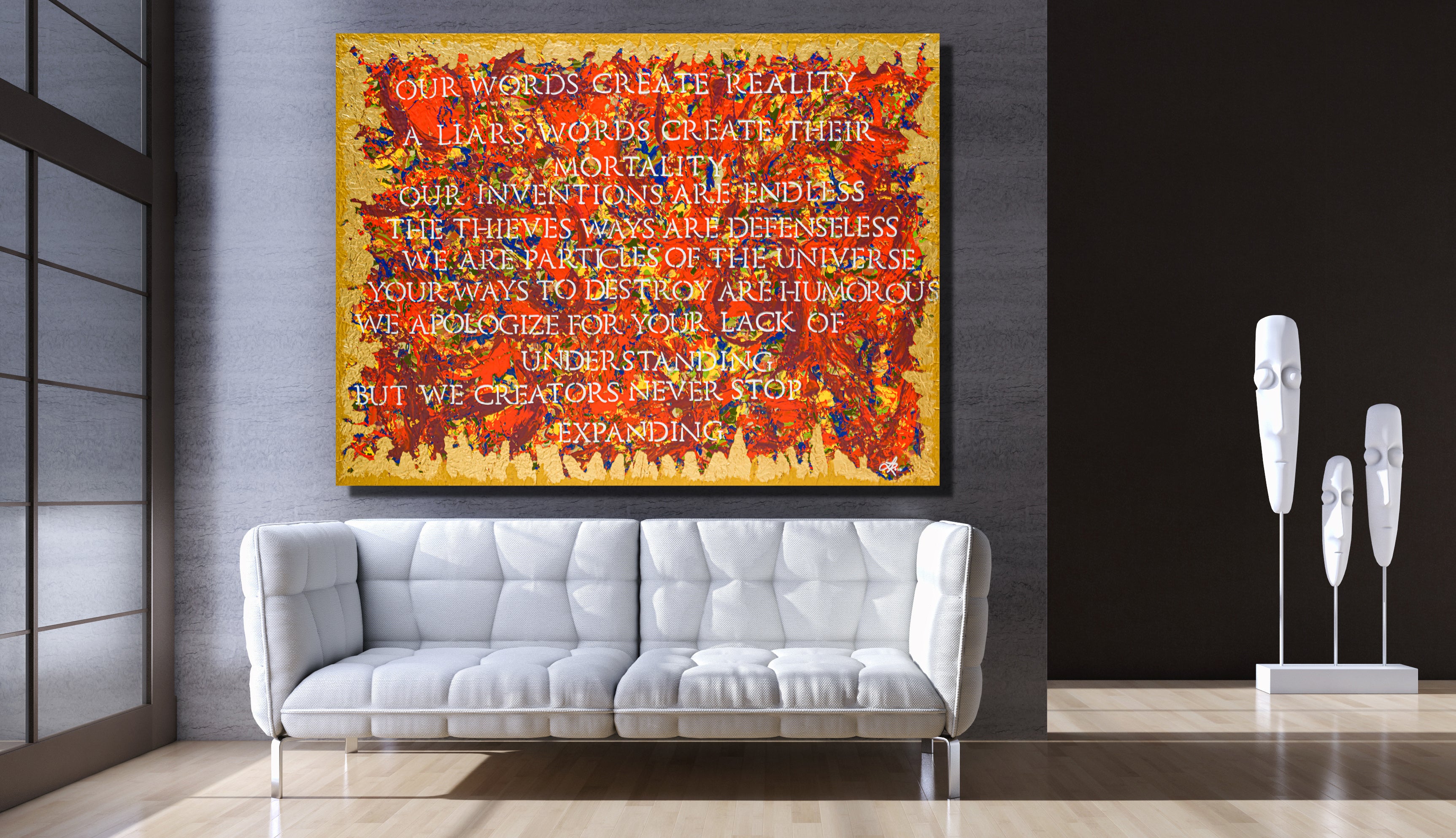Creators Archival Canvas Wrap - Contemporary Art | Modern Abstract Art | Fine Art | Painting On Canvas