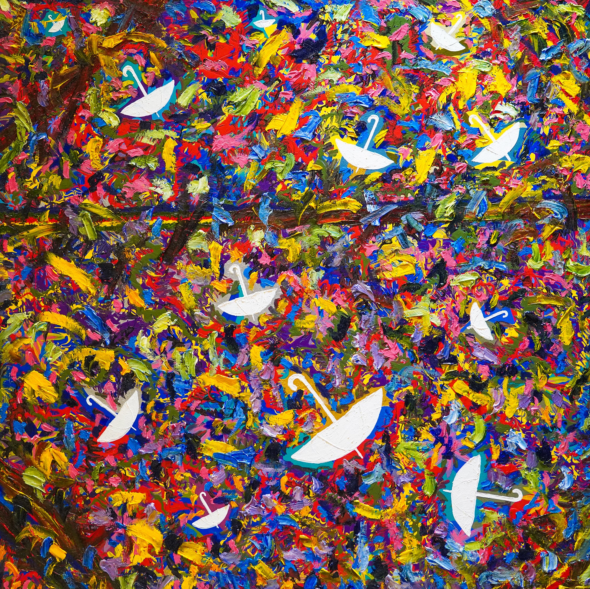 Travelers - Contemporary Art | Modern Abstract Art | Fine Art | Painting On Canvas | Lauren Ross Design