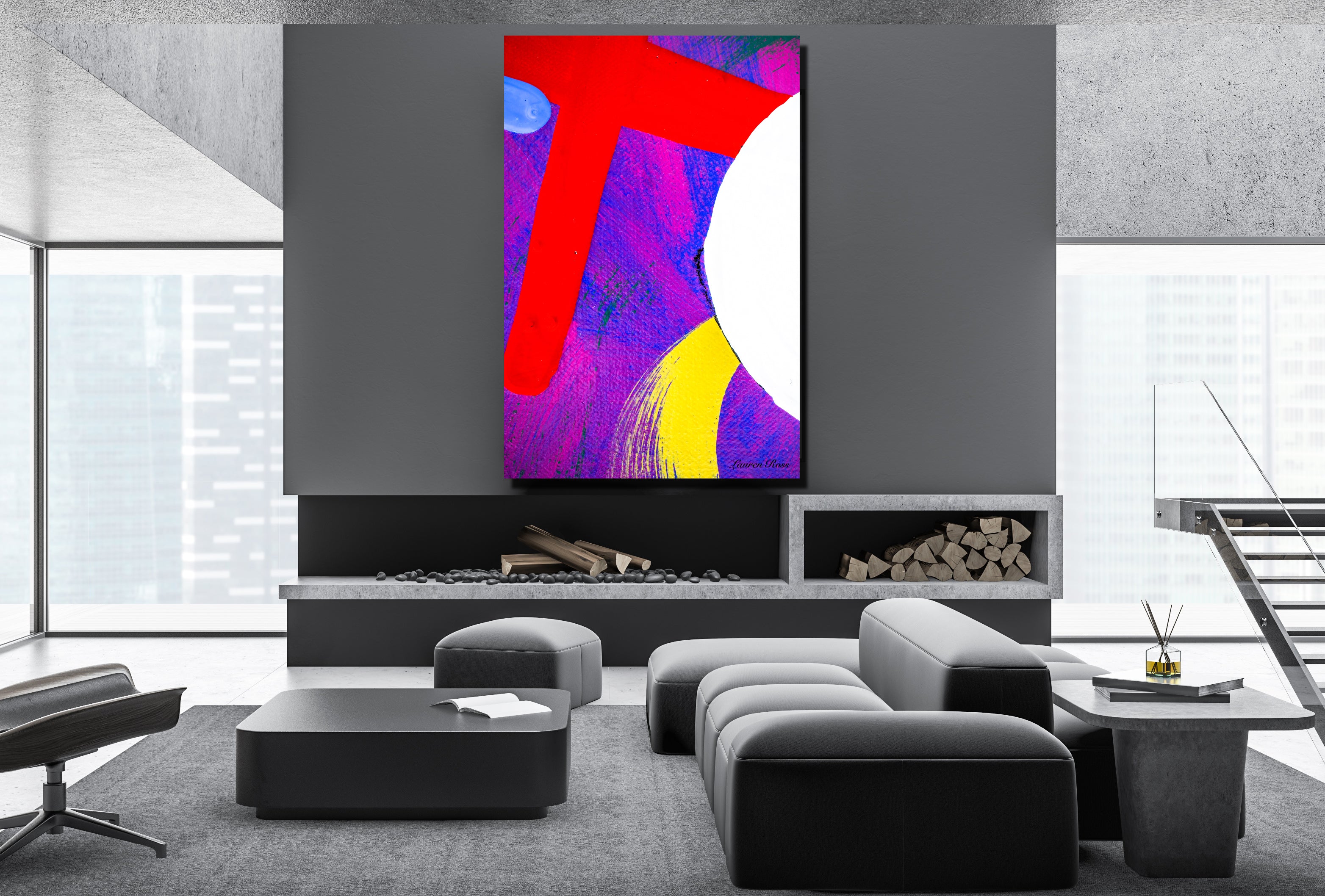 Inside Cryptography 21 Canvas Wrap Lauren Ross Design