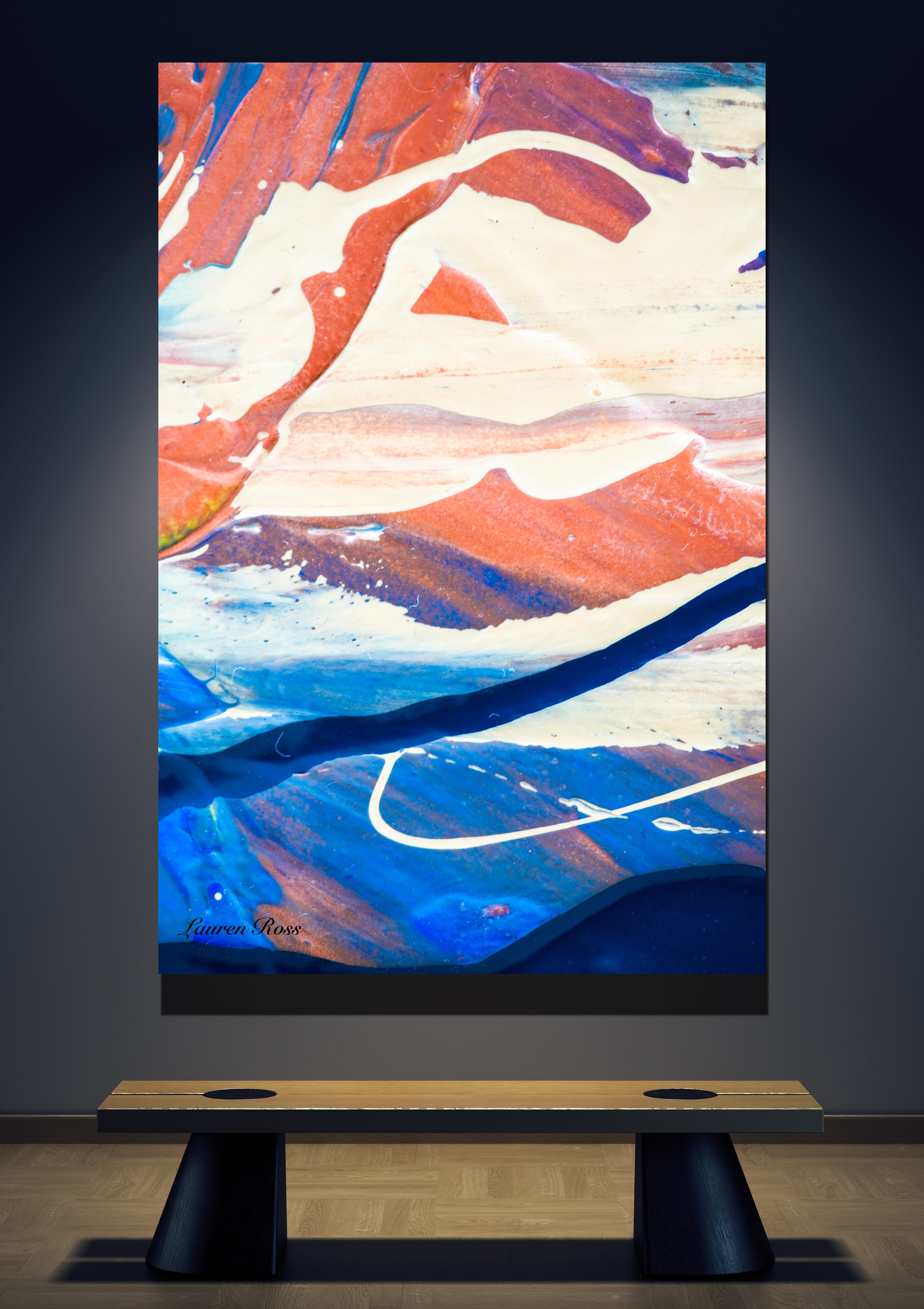 Inside Backwards 10 Canvas Wrap Lauren Ross Design