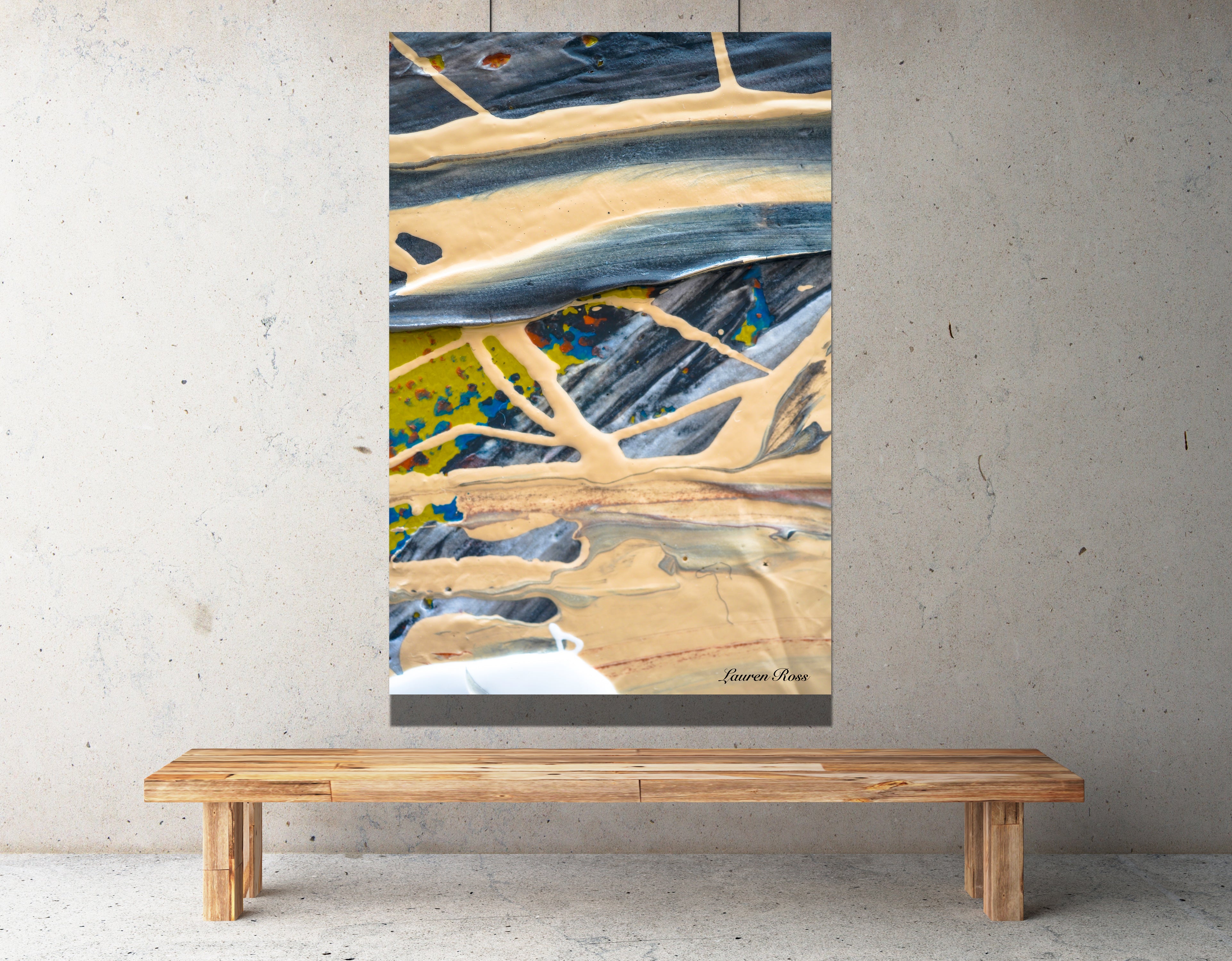 Inside Backwards 17 Canvas Wrap Lauren Ross Design