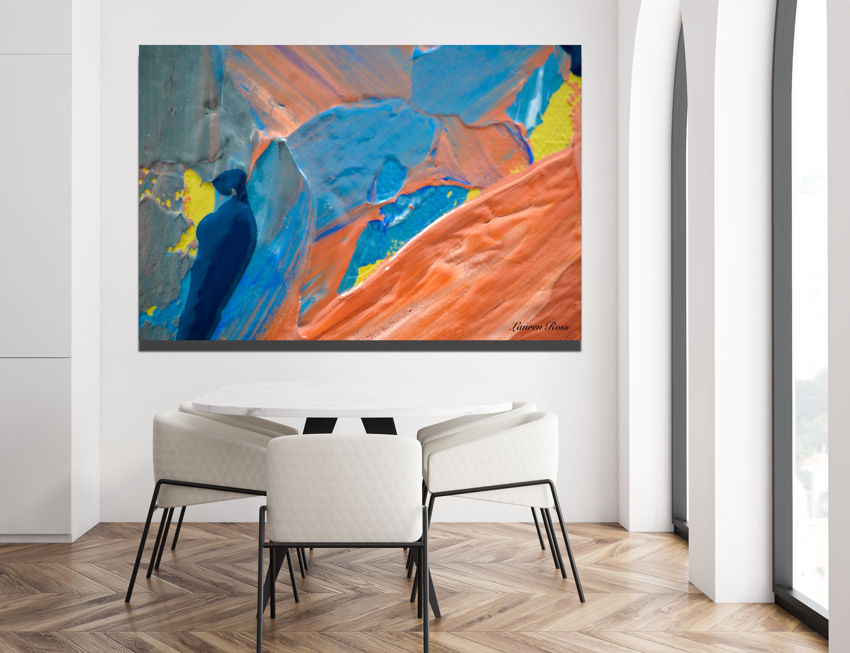 Inside Backwards 1 Canvas Wrap Lauren Ross Design