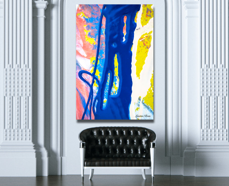 Inside backwards 27 Canvas Wrap Lauren Ross Design