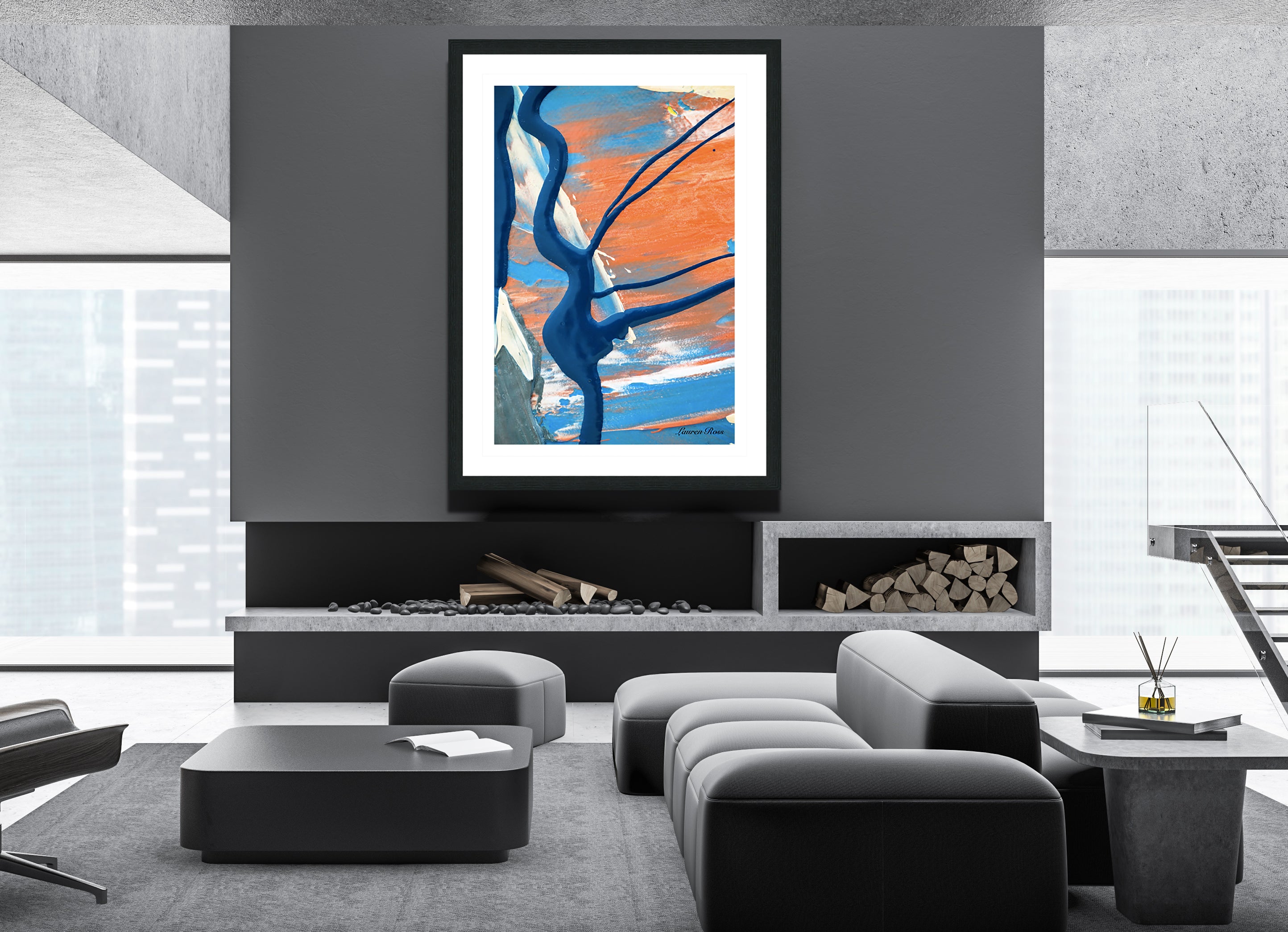 Inside Backwards 3 Print Lauren Ross Design