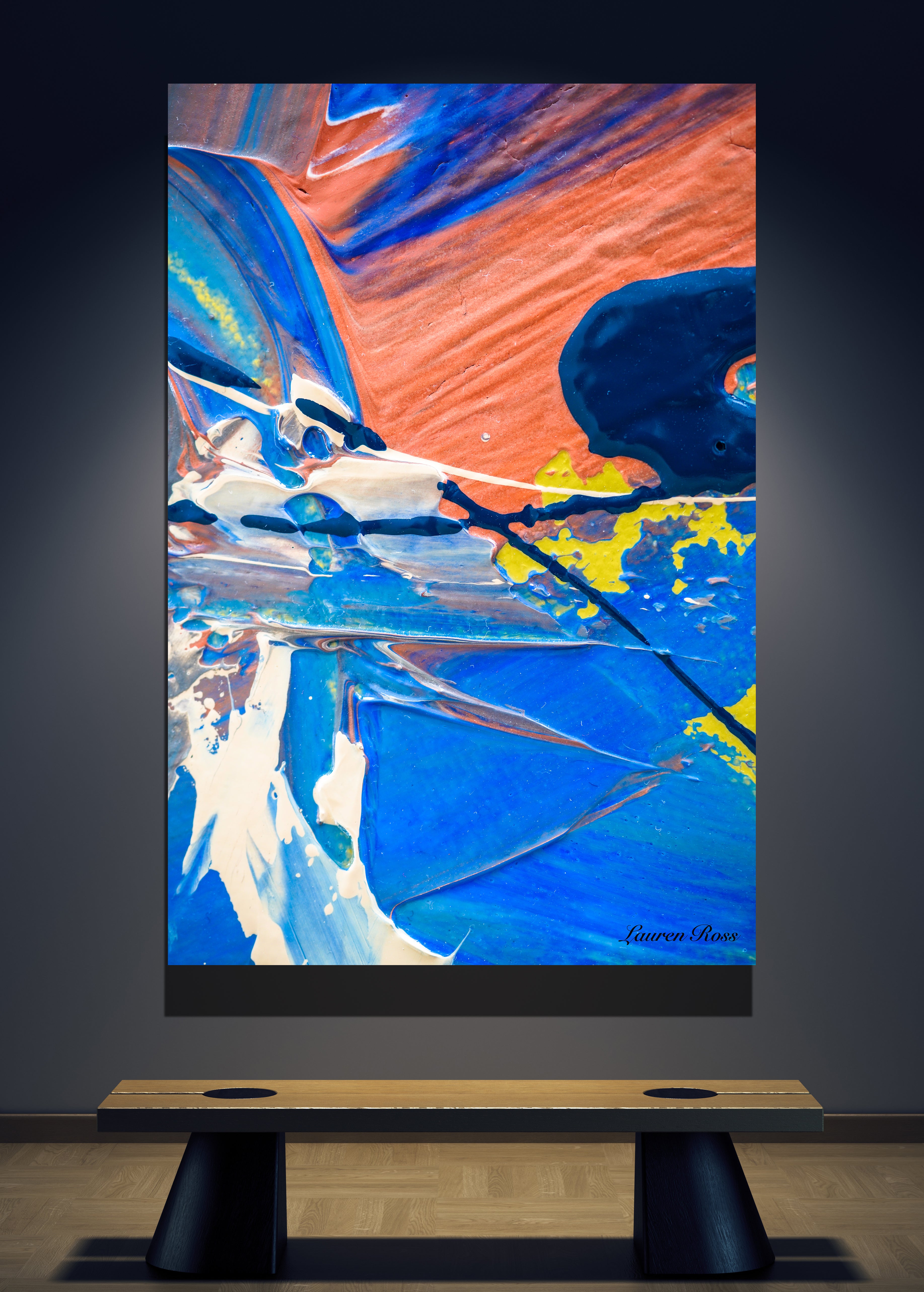 Inside Backwards 5 Canvas Wrap Lauren Ross Design