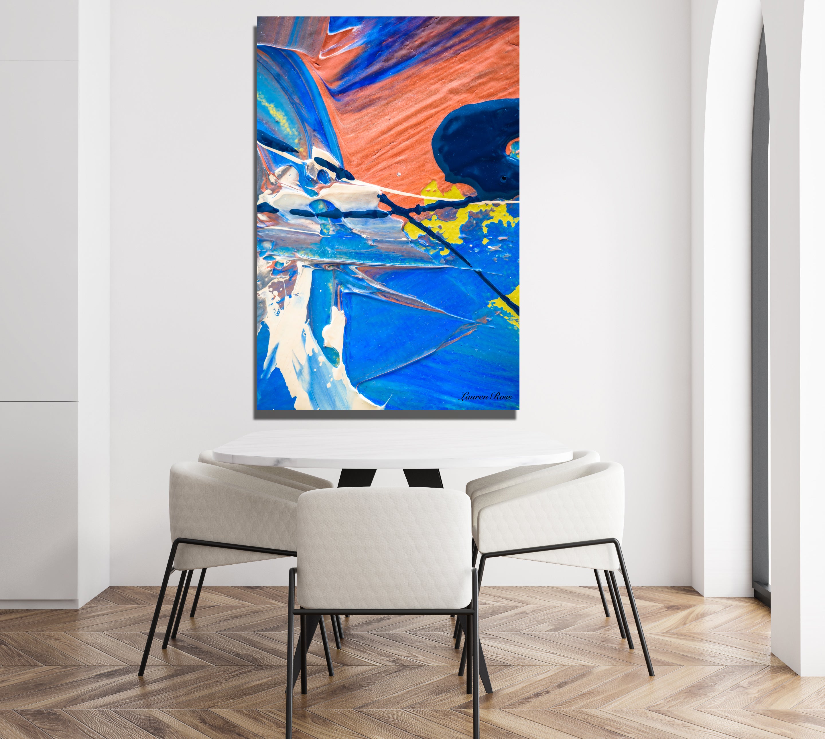 Inside Backwards 5 Canvas Wrap Lauren Ross Design